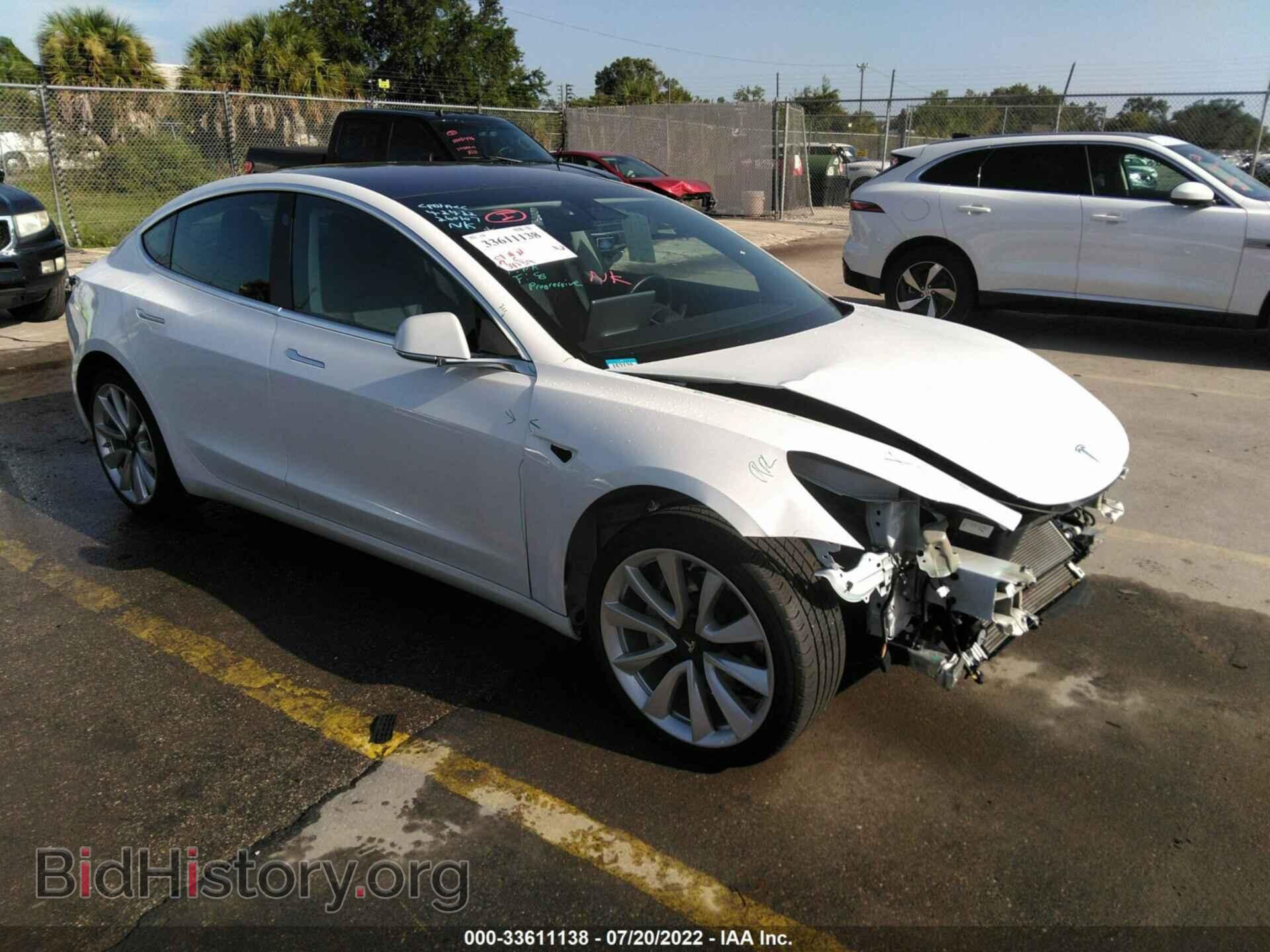 Photo 5YJ3E1EA4KF301378 - TESLA MODEL 3 2019