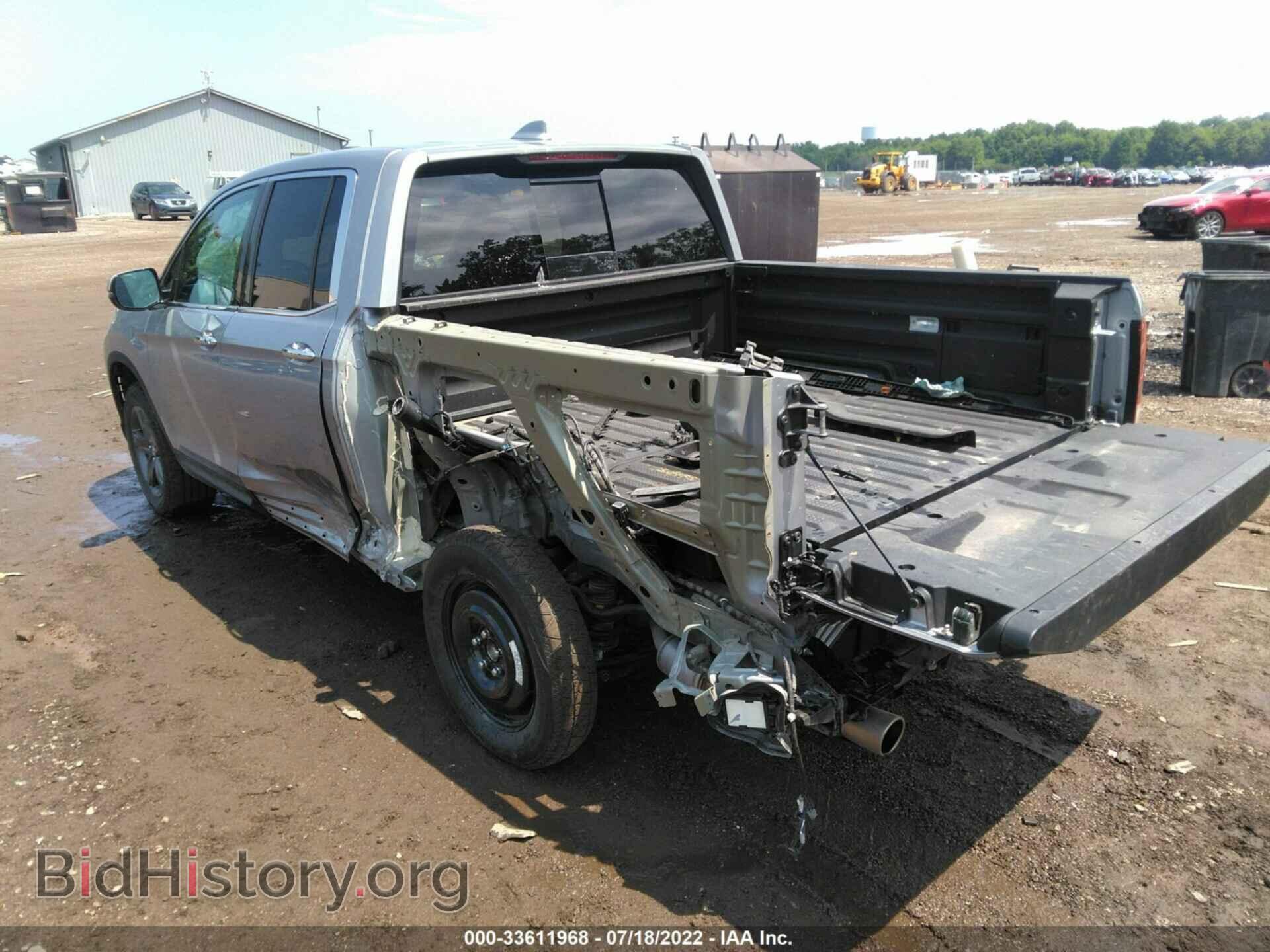 2022 HONDA RIDGELINE - VIN: 5FPYK3F71NB017053 - Фото 3
