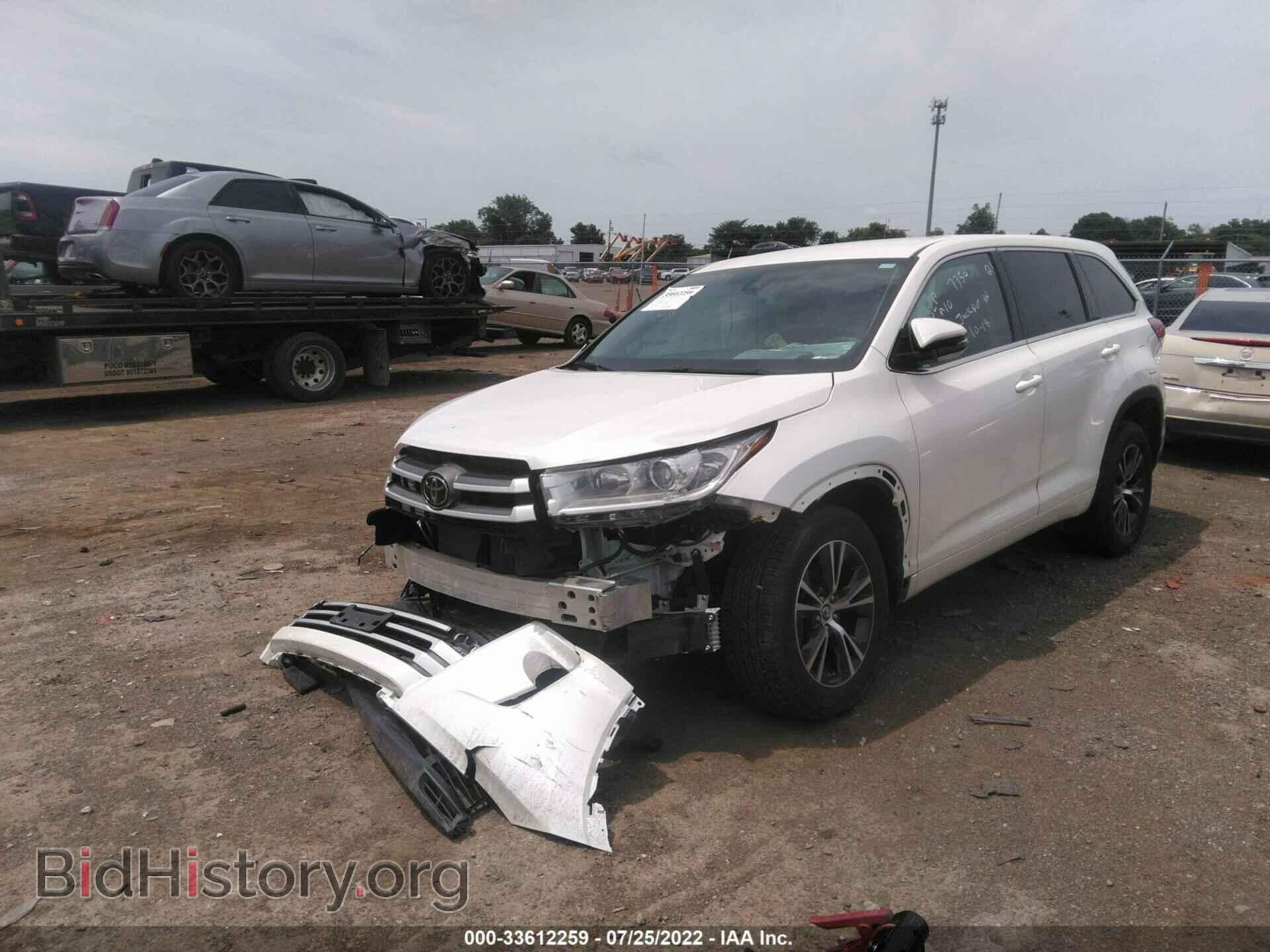 2018 TOYOTA HIGHLANDER - VIN: 5TDZZRFH5JS268491 - Фото 2