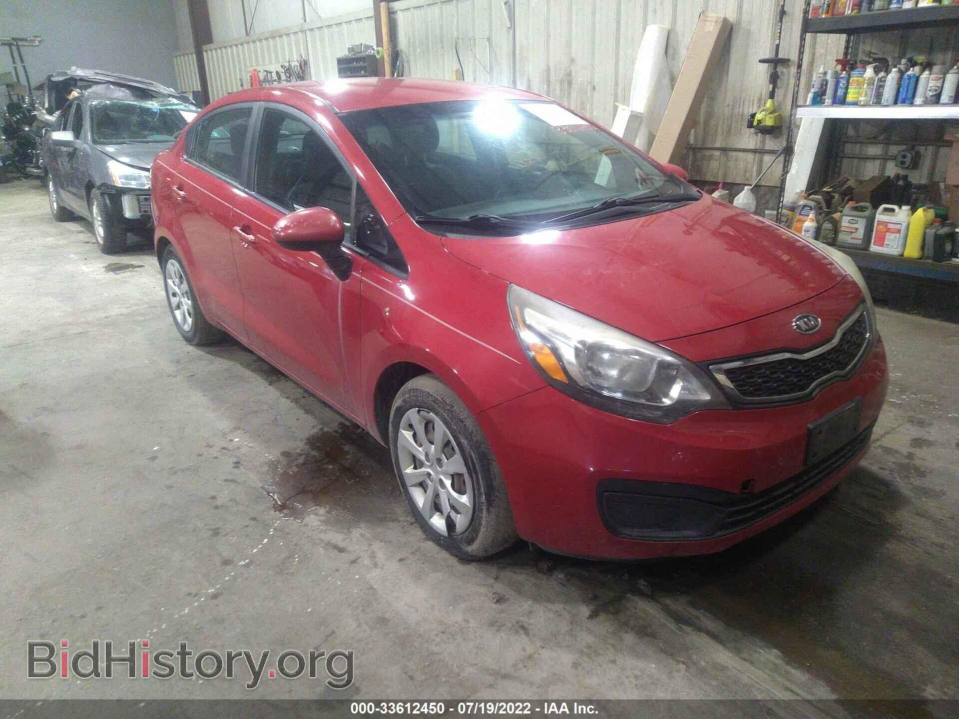 Фотография KNADN4A35C6082647 - KIA RIO 2012