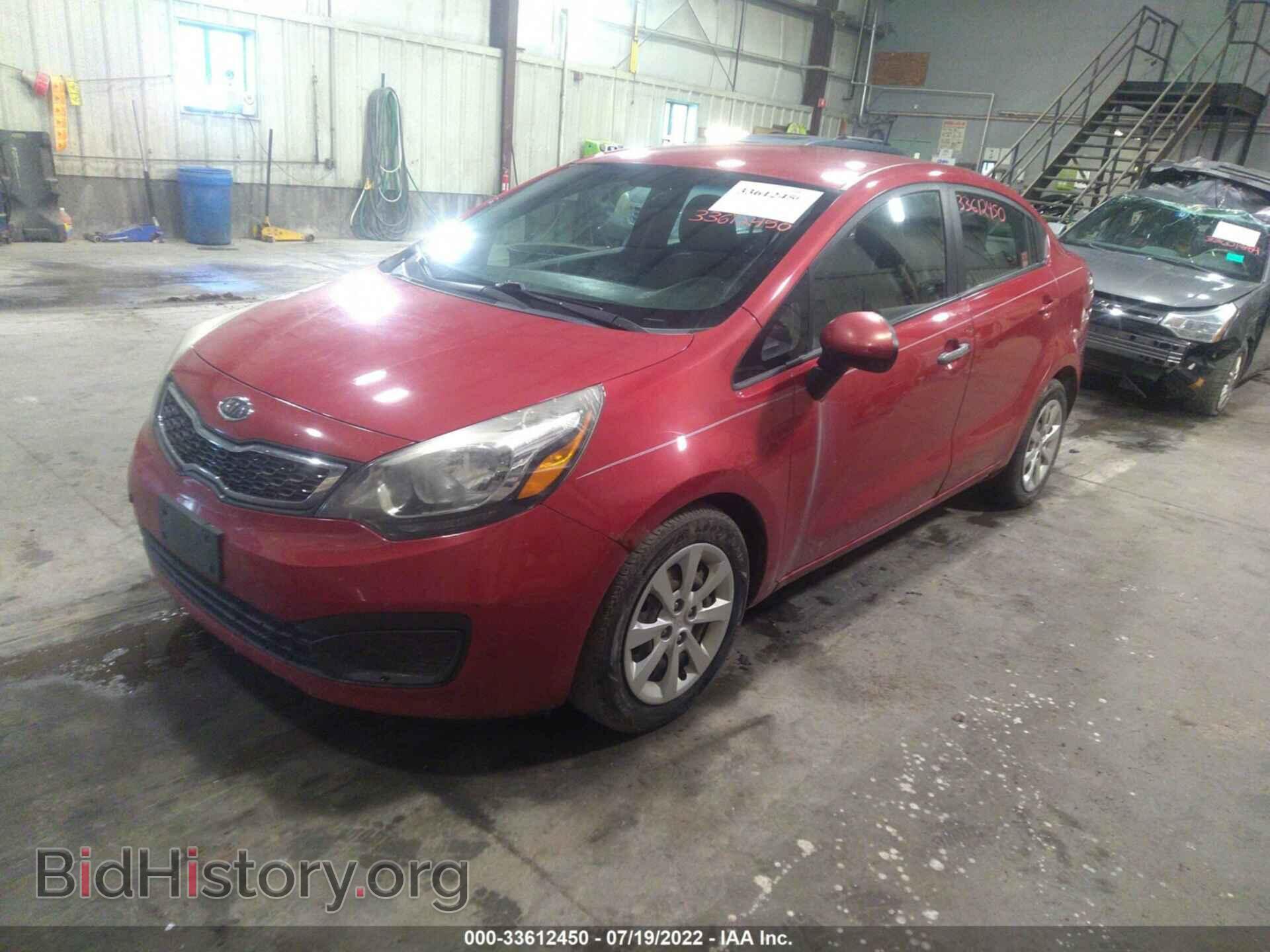 2012 KIA RIO - VIN: KNADN4A35C6082647 - Фото 2