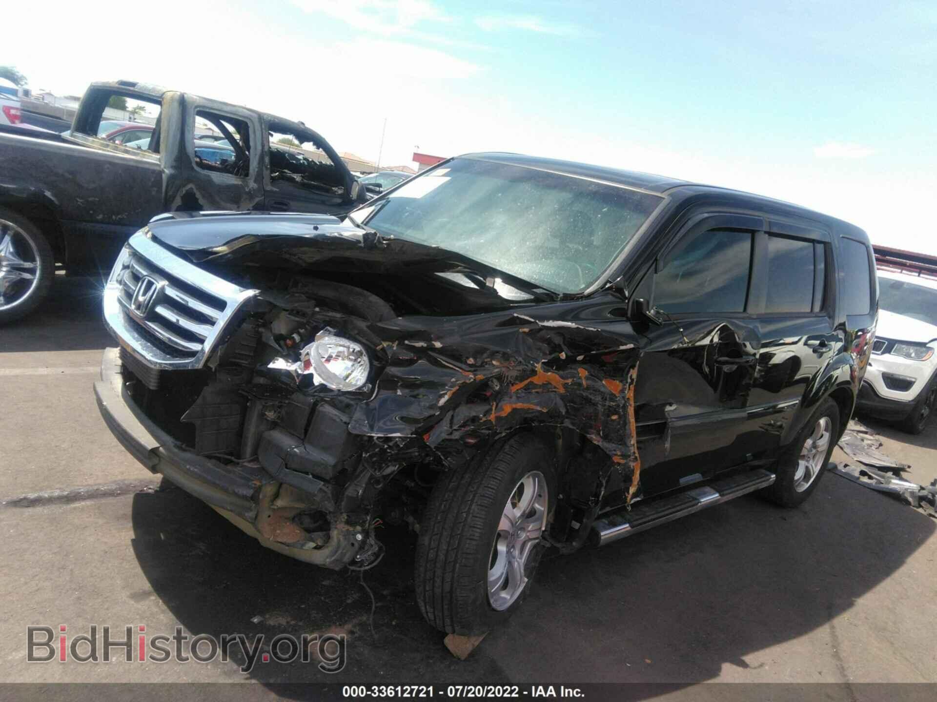 2013 HONDA PILOT - VIN: 5FNYF4H57DB061104 - Фото 2