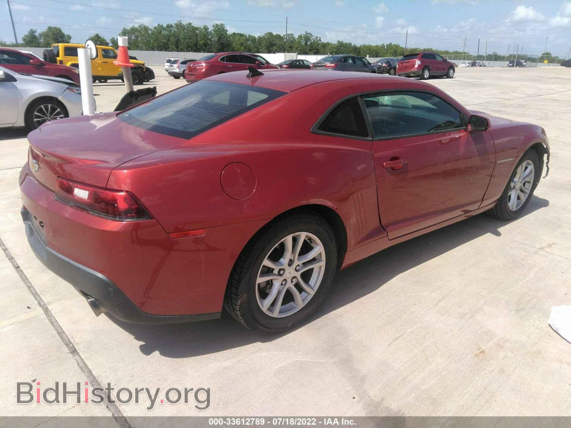 2014 CHEVROLET CAMARO - VIN: 2G1FA1E35E9218926 - Фото 4