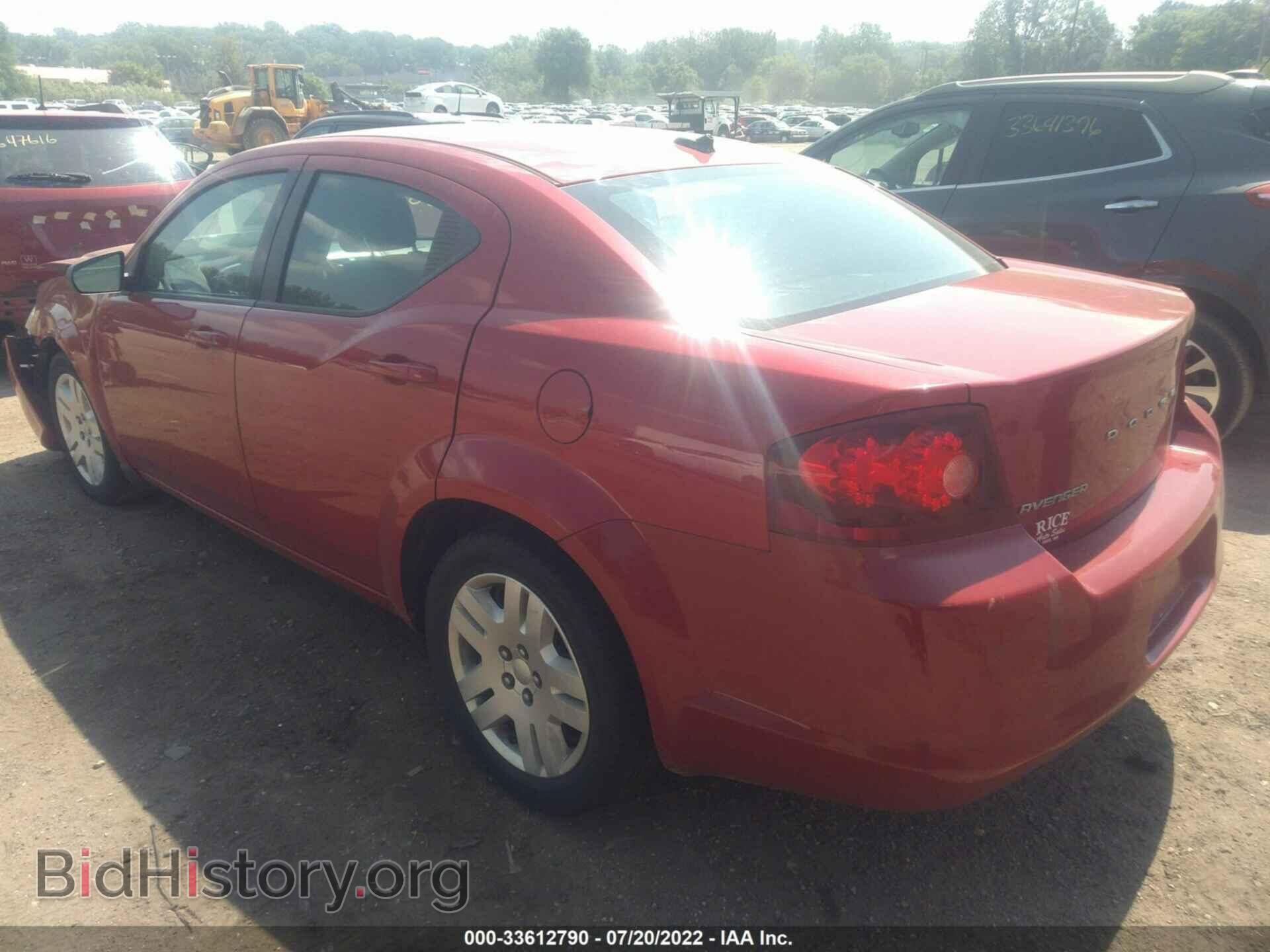 2014 DODGE AVENGER - VIN: 1C3CDZAB7EN126117 - Фото 3