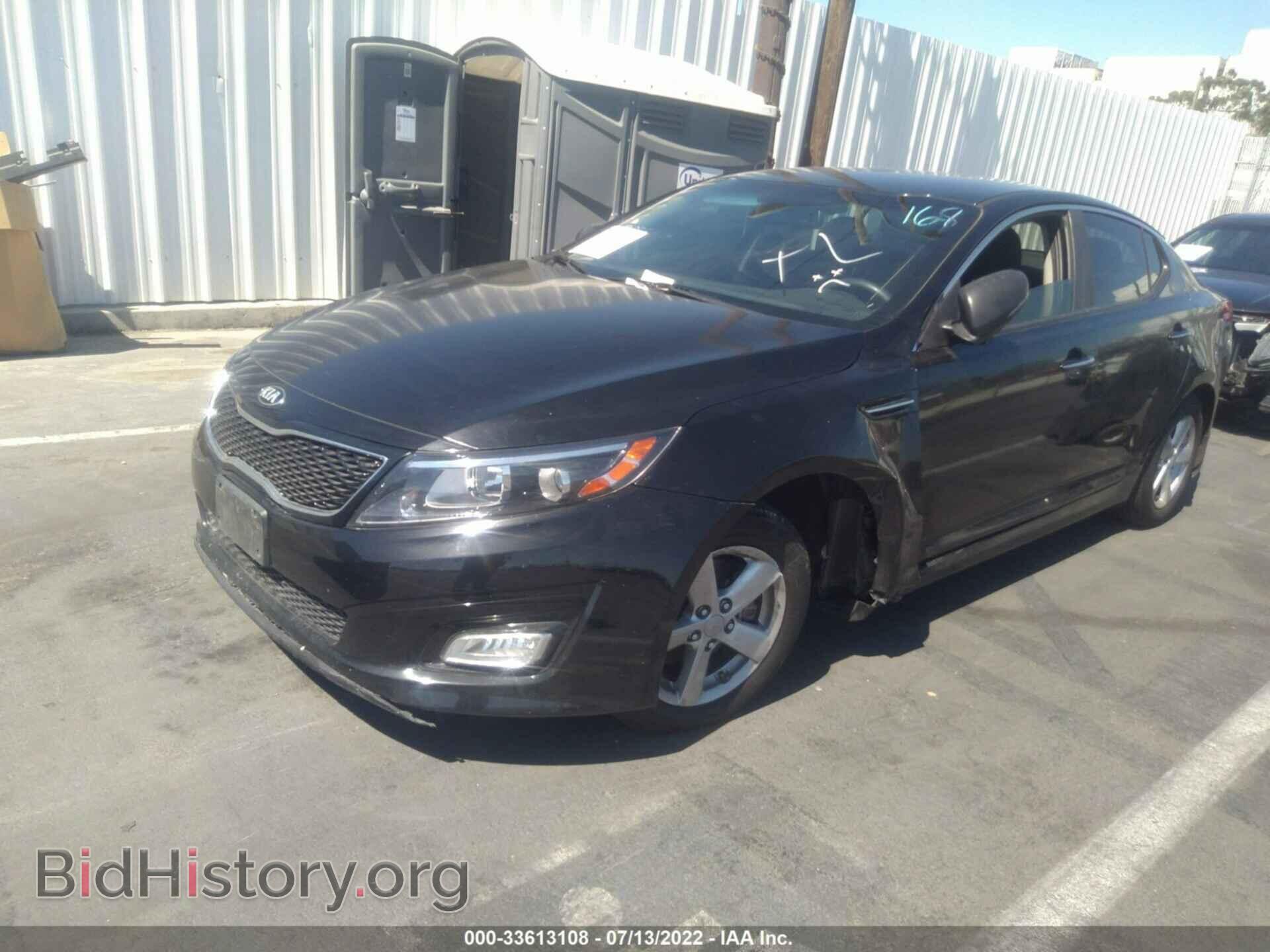 2015 KIA OPTIMA - VIN: KNAGM4A7XF5651442 - Фото 2