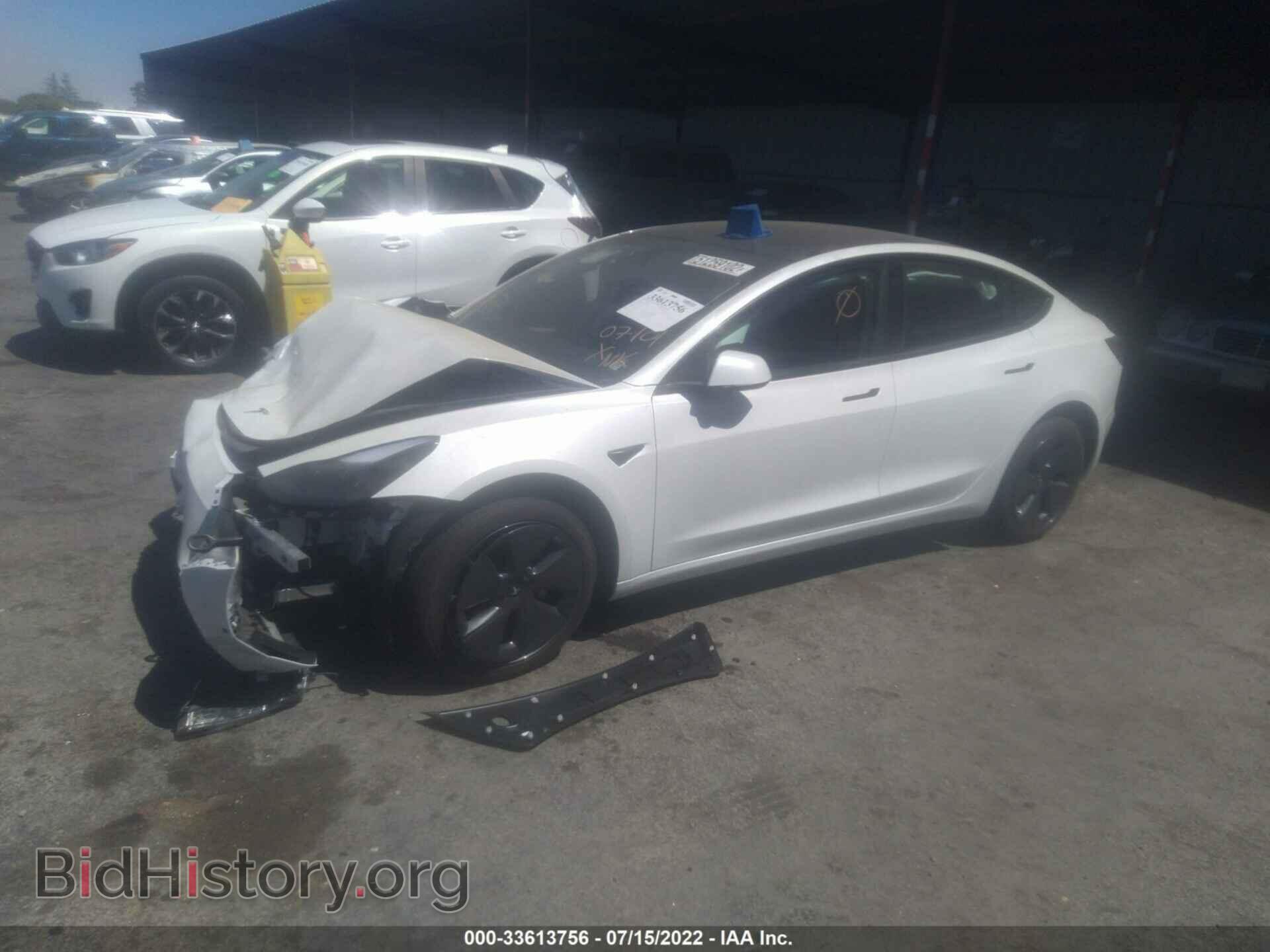 2022 TESLA MODEL 3 - VIN: 5YJ3E1EA5NF207403 - Photo 2