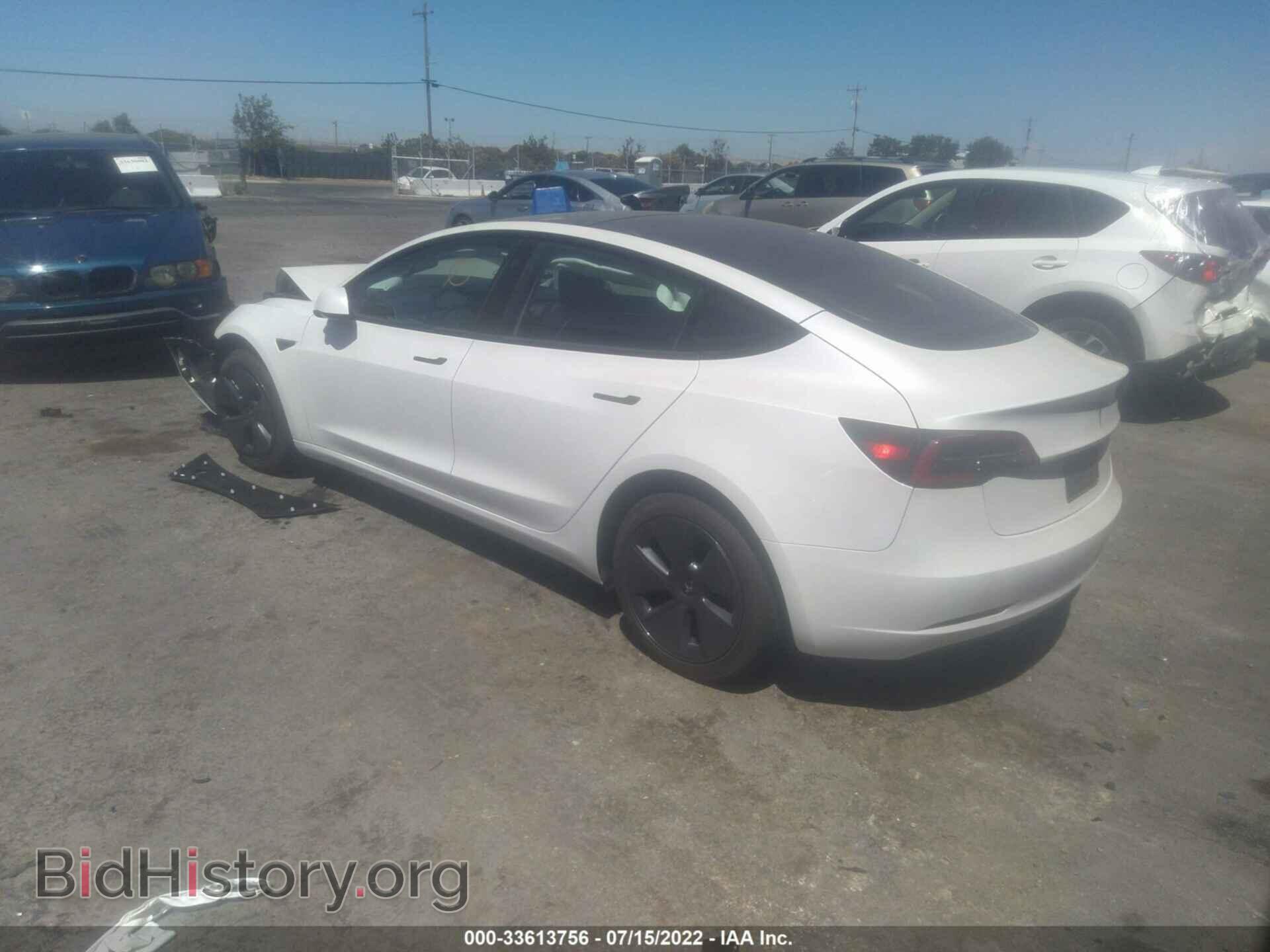 2022 TESLA MODEL 3 - VIN: 5YJ3E1EA5NF207403 - Photo 3