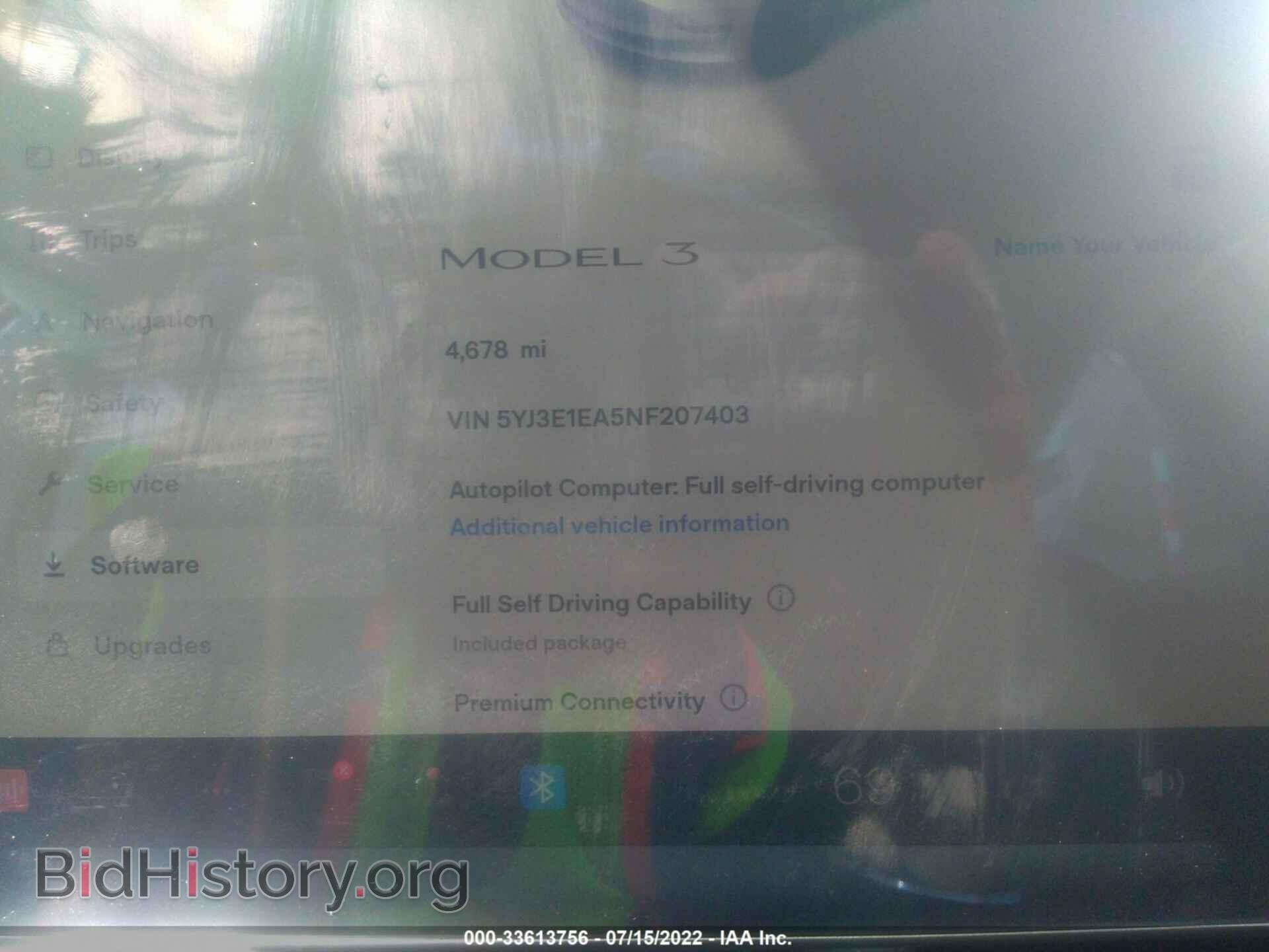 2022 TESLA MODEL 3 - VIN: 5YJ3E1EA5NF207403 - Photo 7