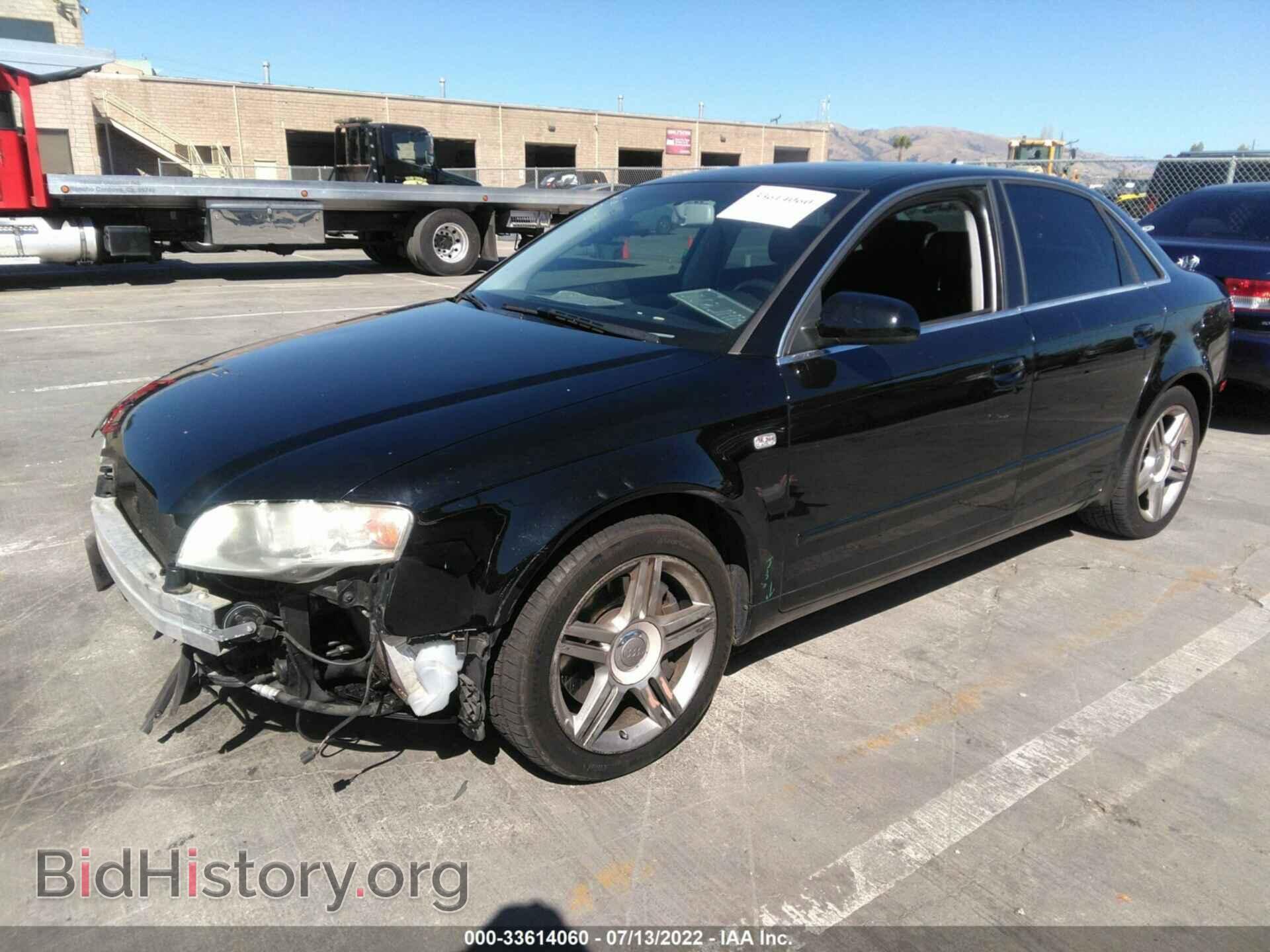 2007 AUDI A4 - VIN: WAUAF78E37A012477 - Фото 2