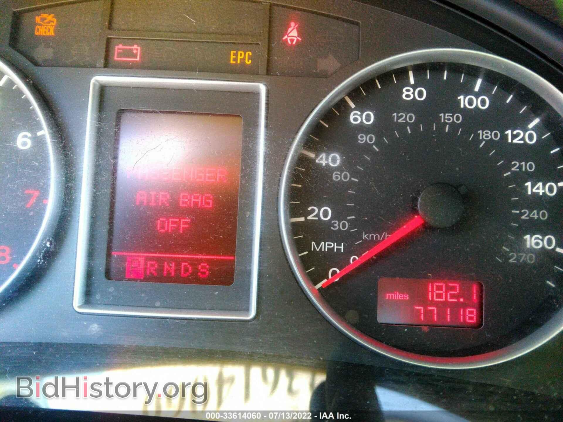 2007 AUDI A4 - VIN: WAUAF78E37A012477 - Фото 7