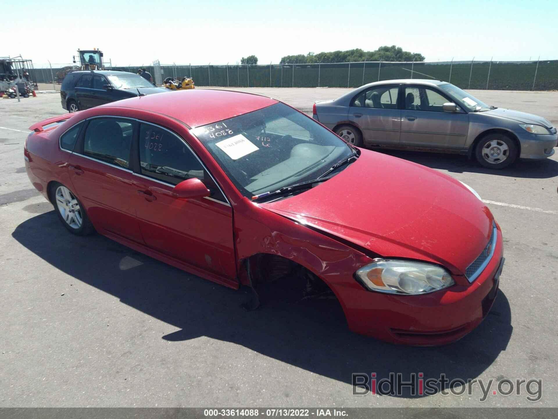 Фотография 2G1WB5E39C1128582 - CHEVROLET IMPALA 2012