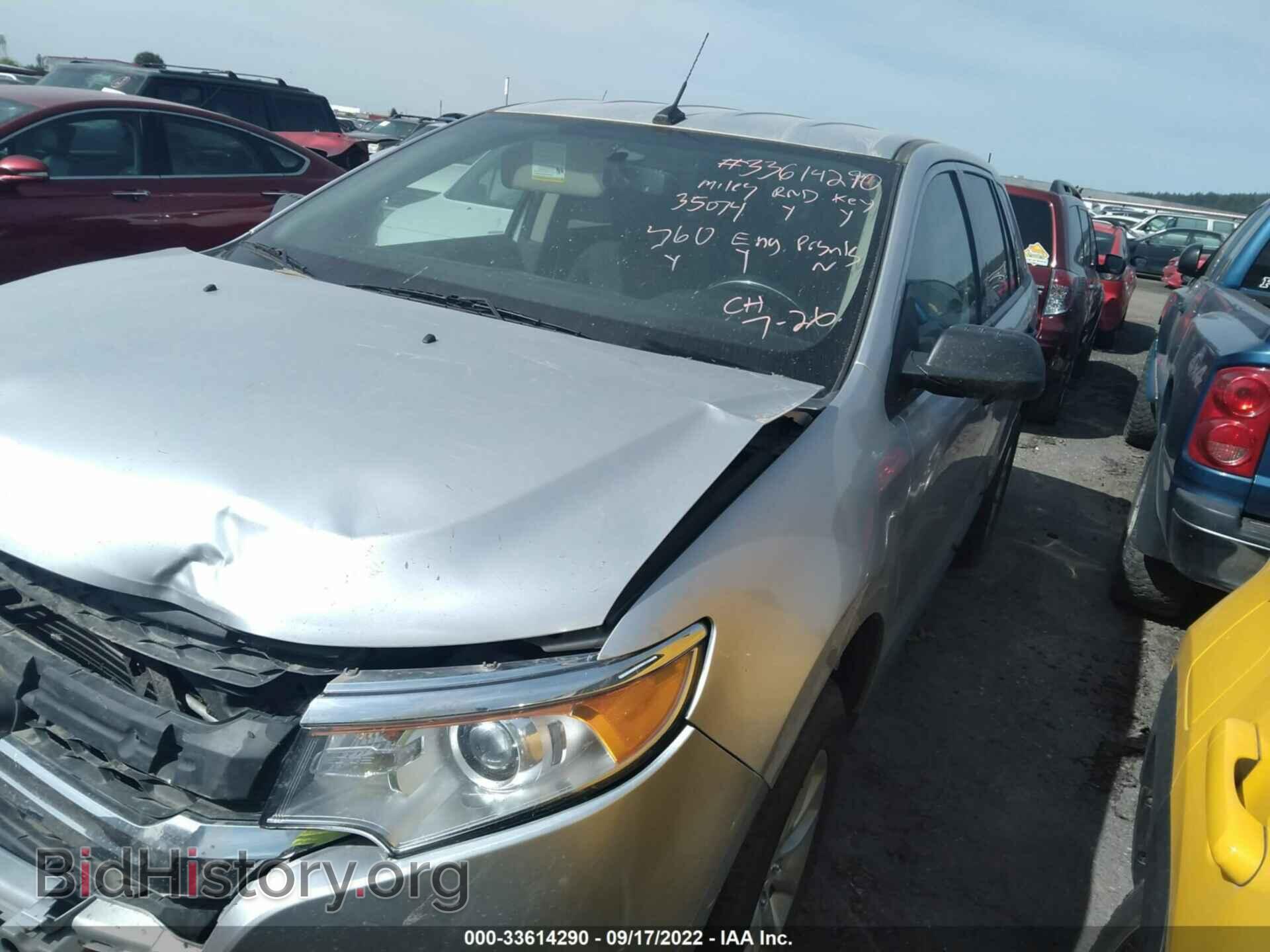2014 FORD EDGE - VIN: 2FMDK3GC6EBB19640 - Photo 2