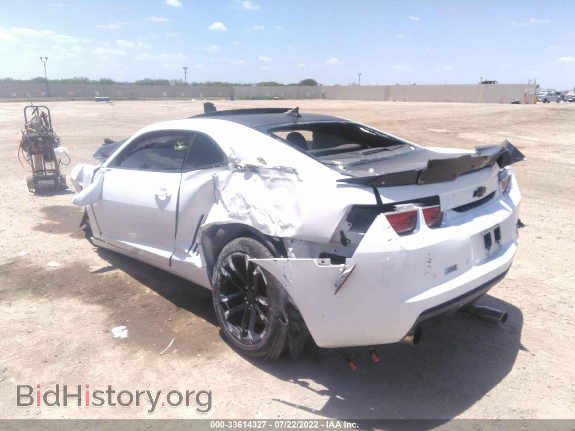 2013 CHEVROLET CAMARO - VIN: 2G1FT1EW3D9166442 - Фото 3