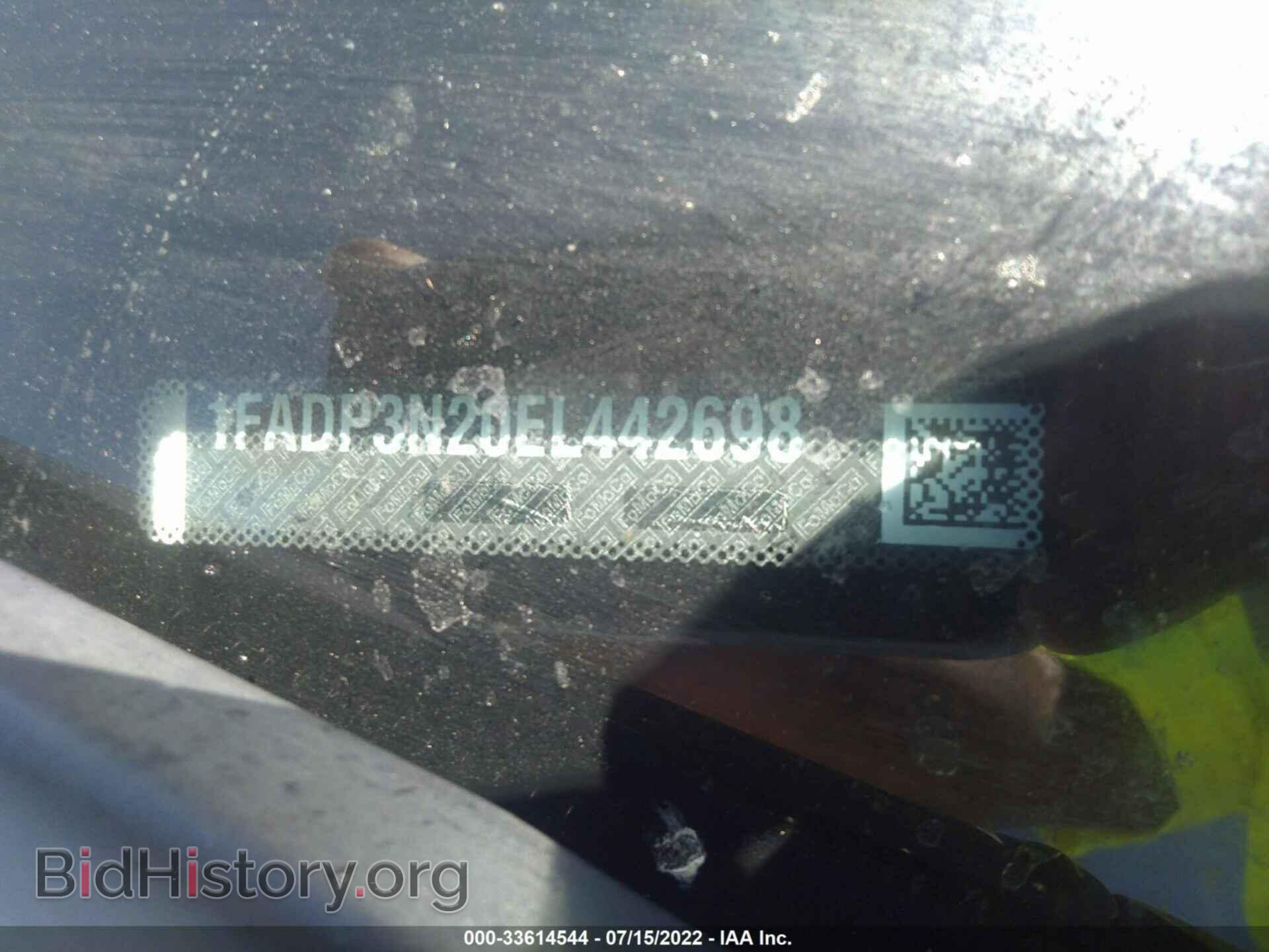 2014 FORD FOCUS - VIN: 1FADP3N20EL442698 - Фото 9