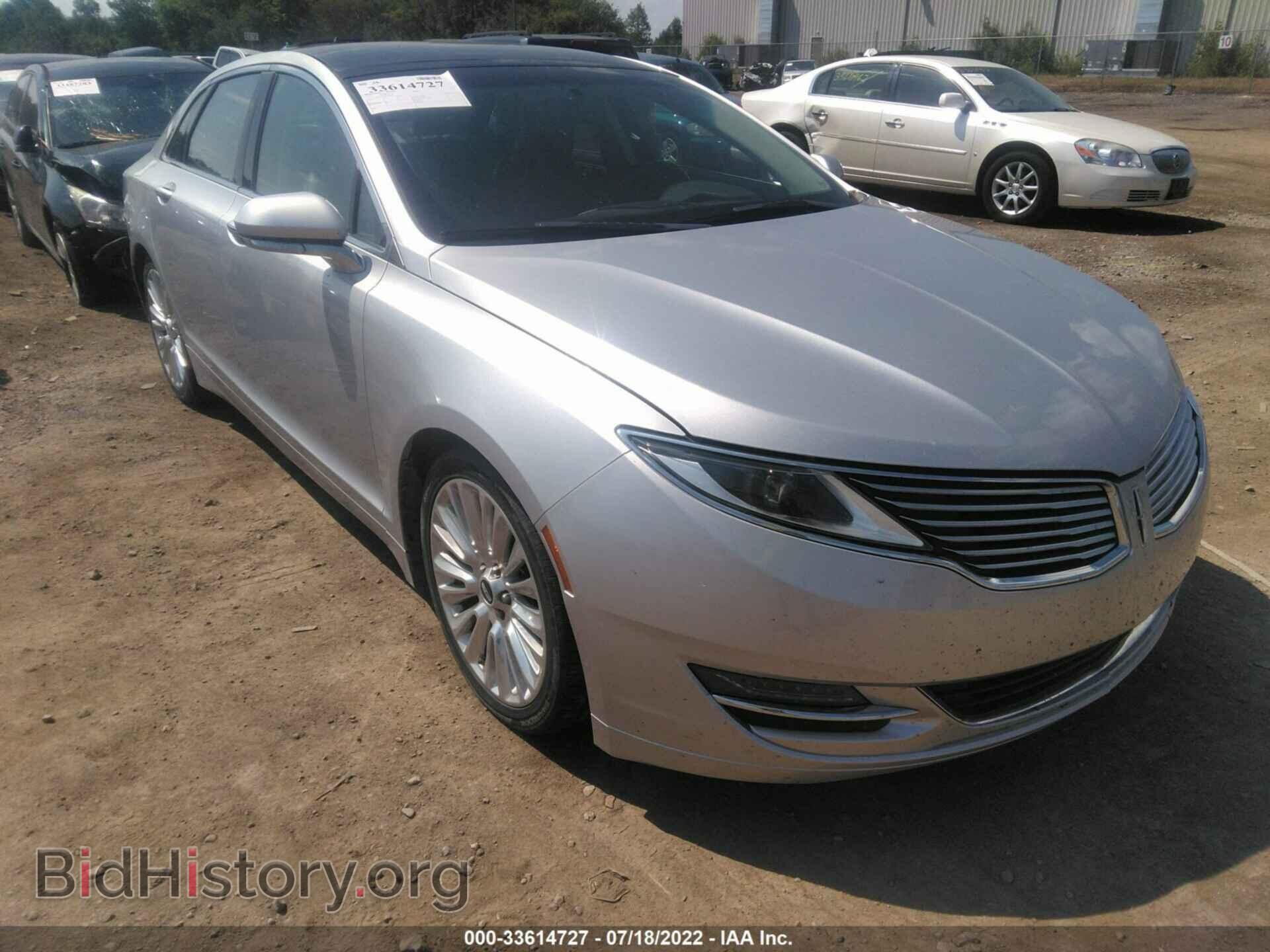 Фотография 3LN6L2JK9FR626888 - LINCOLN MKZ 2015