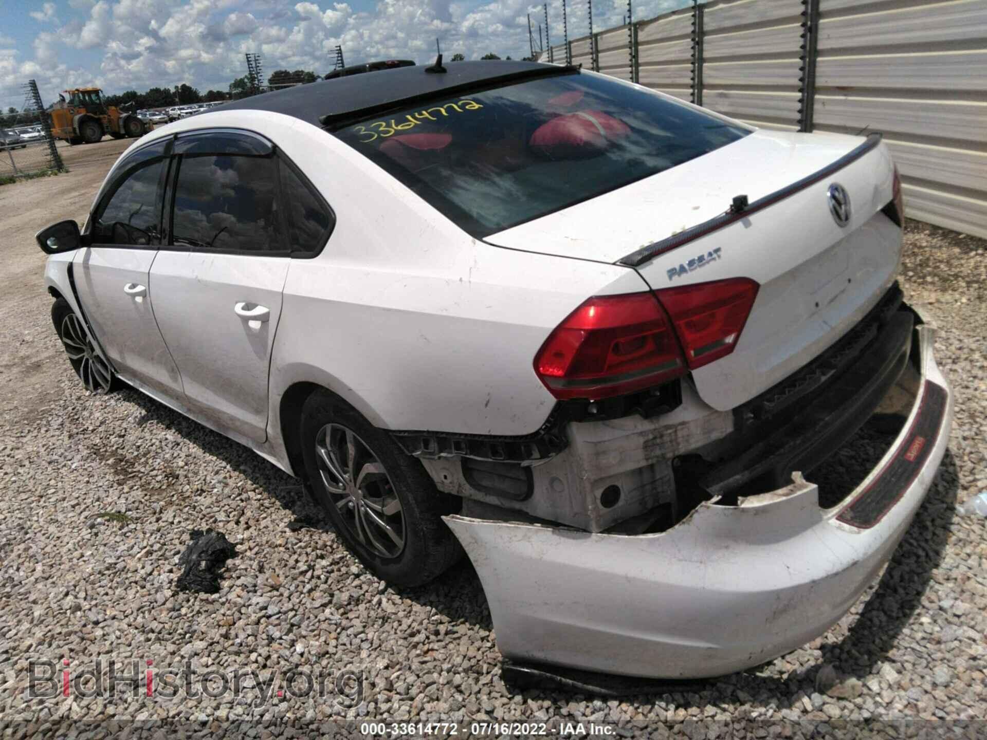 2014 VOLKSWAGEN PASSAT - VIN: 1VWAP7A37EC003790 - Фото 3