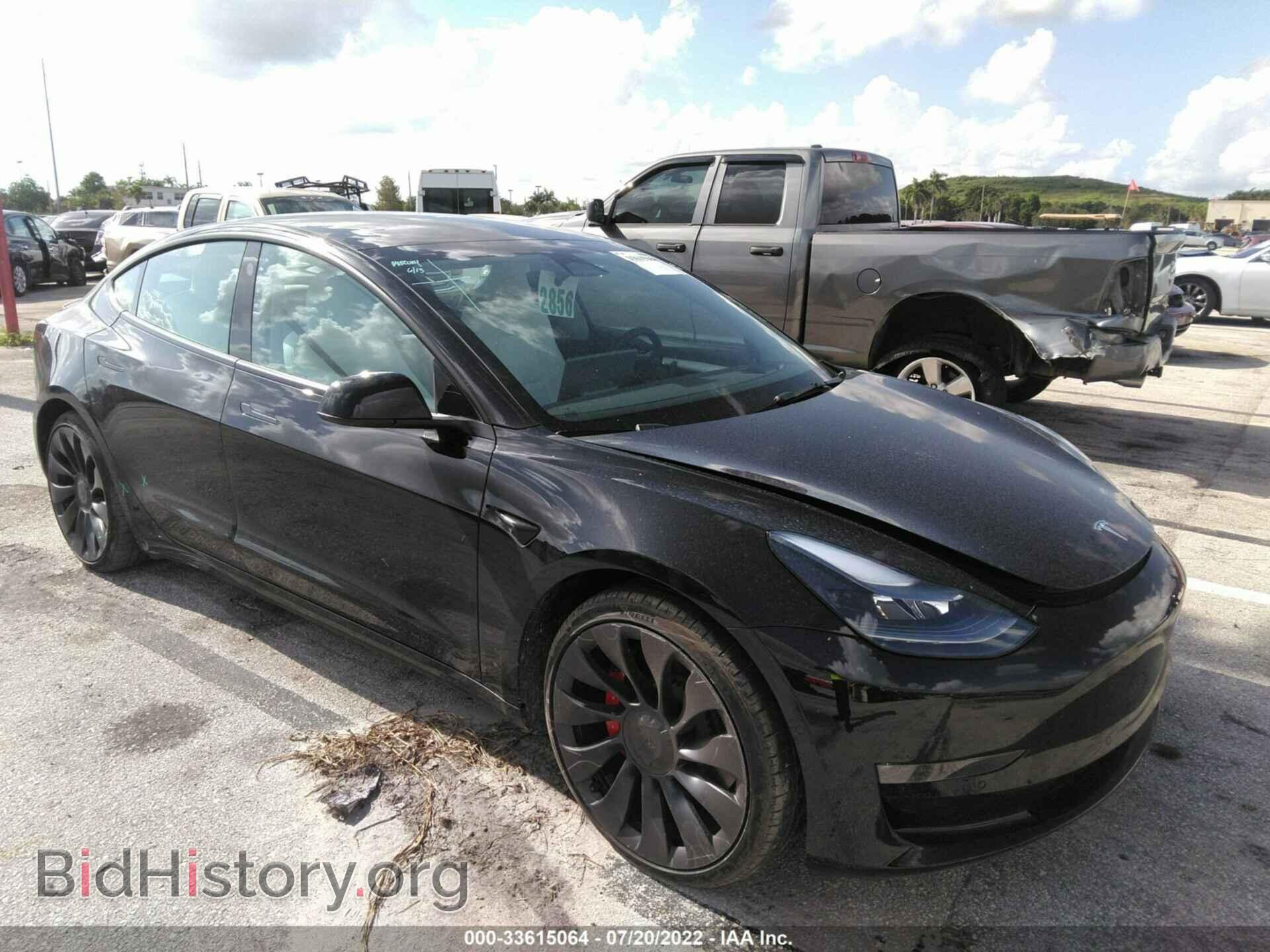 Фотография 5YJ3E1EC6NF163302 - TESLA MODEL 3 2022