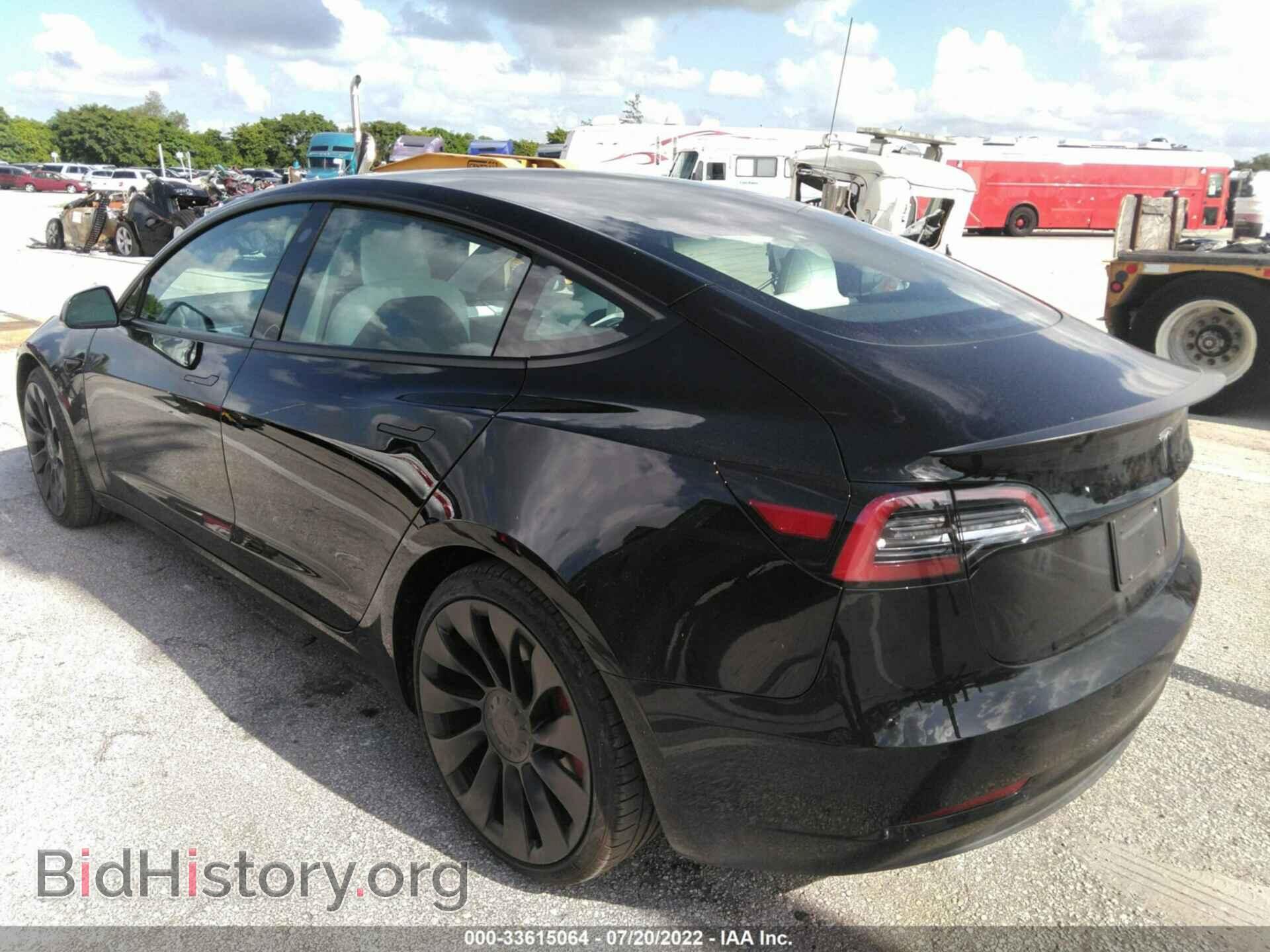 2022 TESLA MODEL 3 - VIN: 5YJ3E1EC6NF163302 - Фото 3