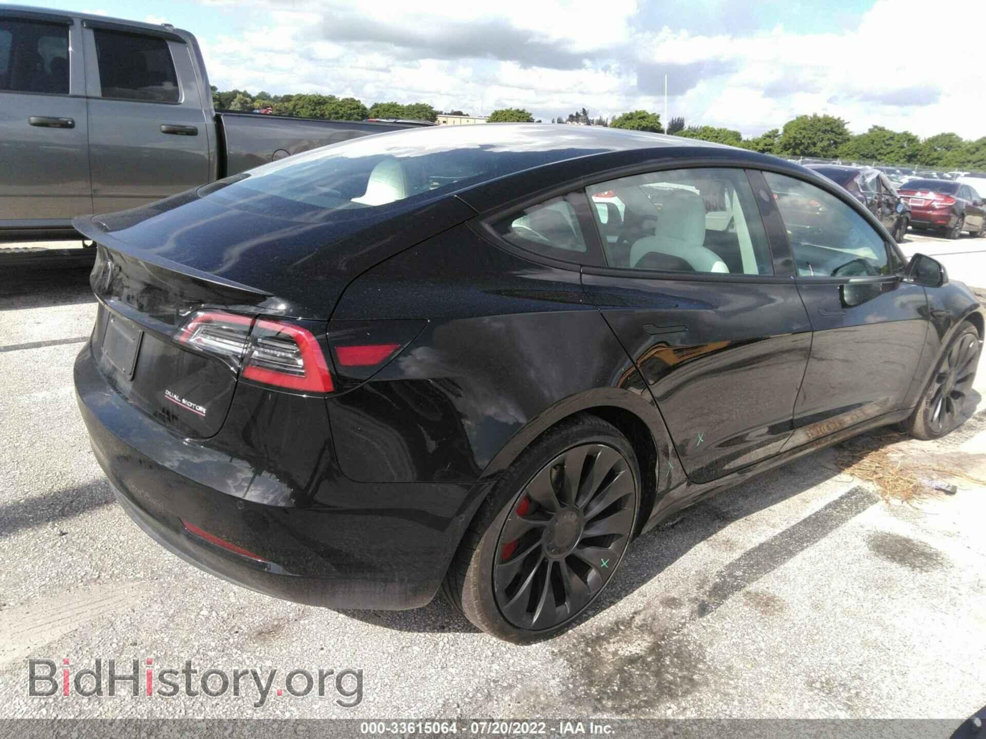 2022 TESLA MODEL 3 - VIN: 5YJ3E1EC6NF163302 - Фото 4