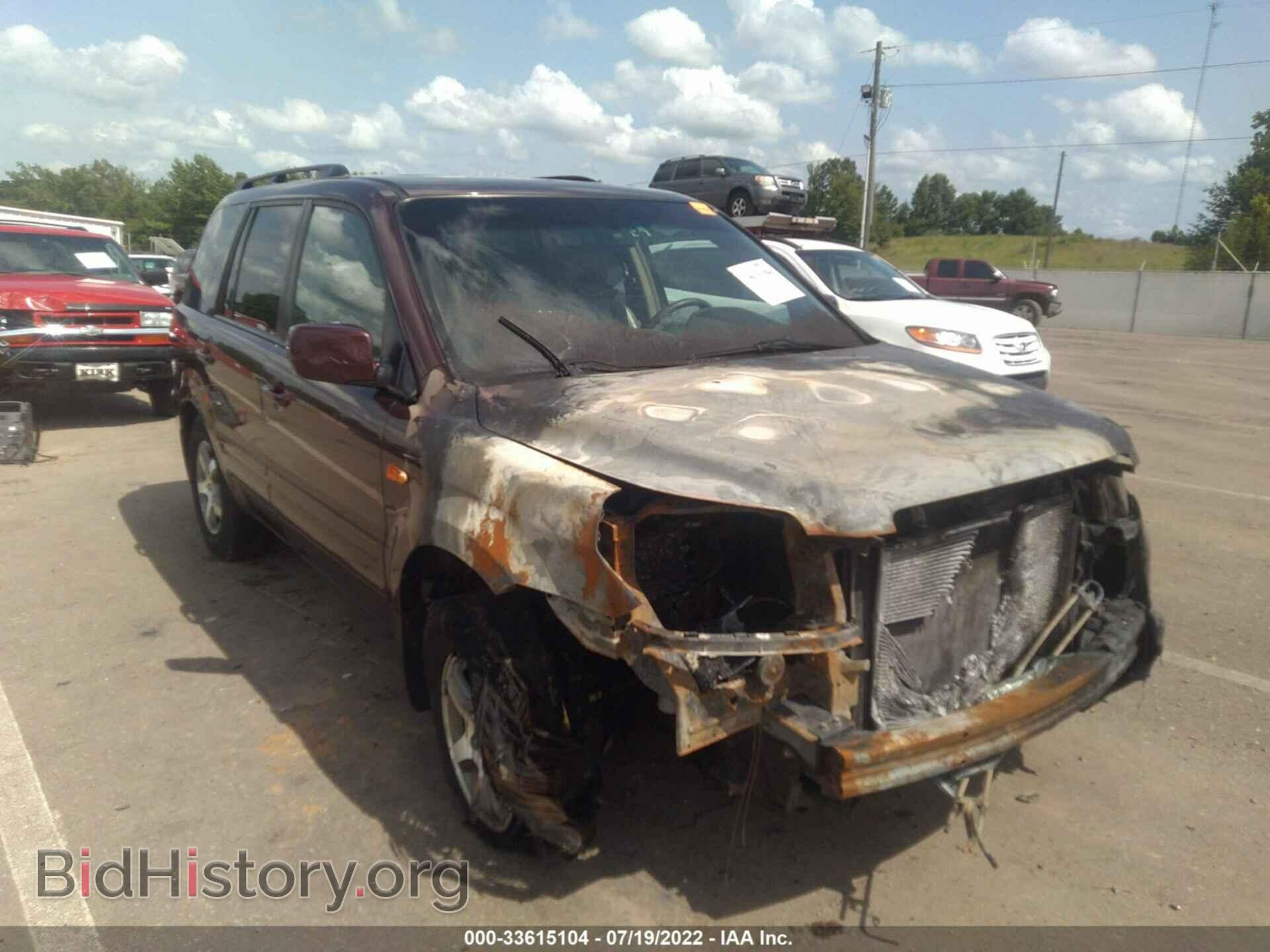 Photo 5FNYF285X7B019079 - HONDA PILOT 2007