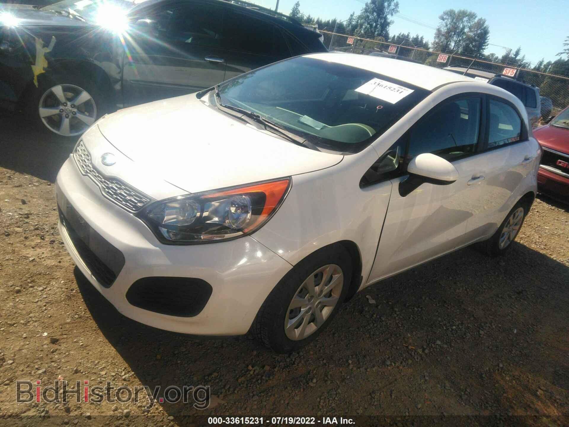 2014 KIA RIO - VIN: KNADM5A34E6416517 - Фото 2