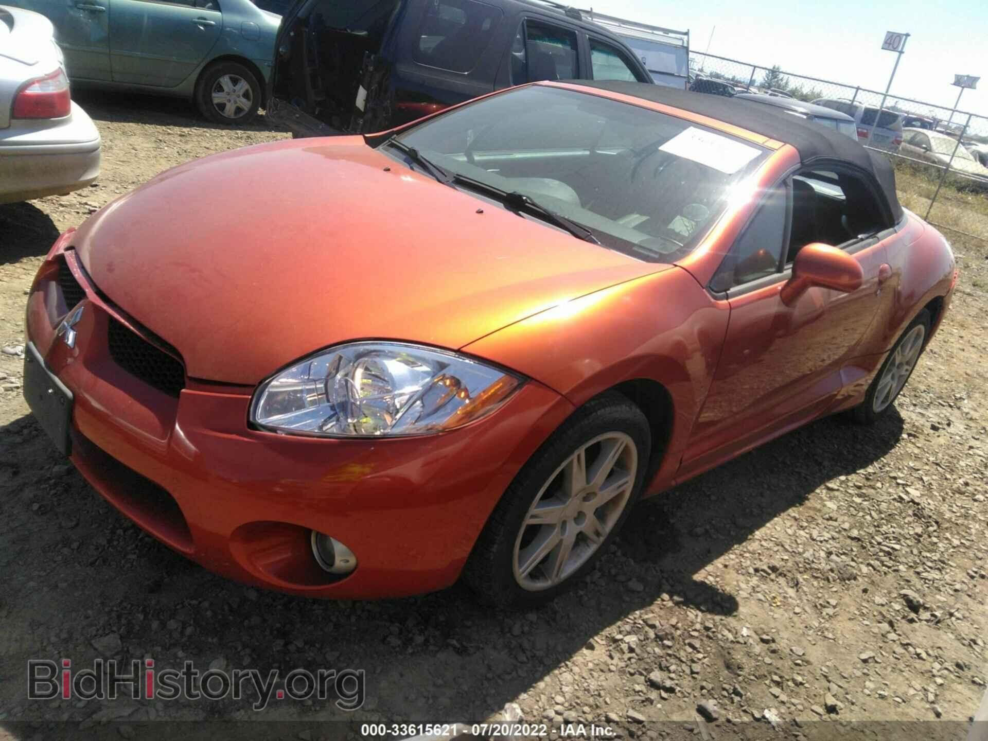 2007 MITSUBISHI ECLIPSE - VIN: 4A3AL35T07E056594 - Фото 2