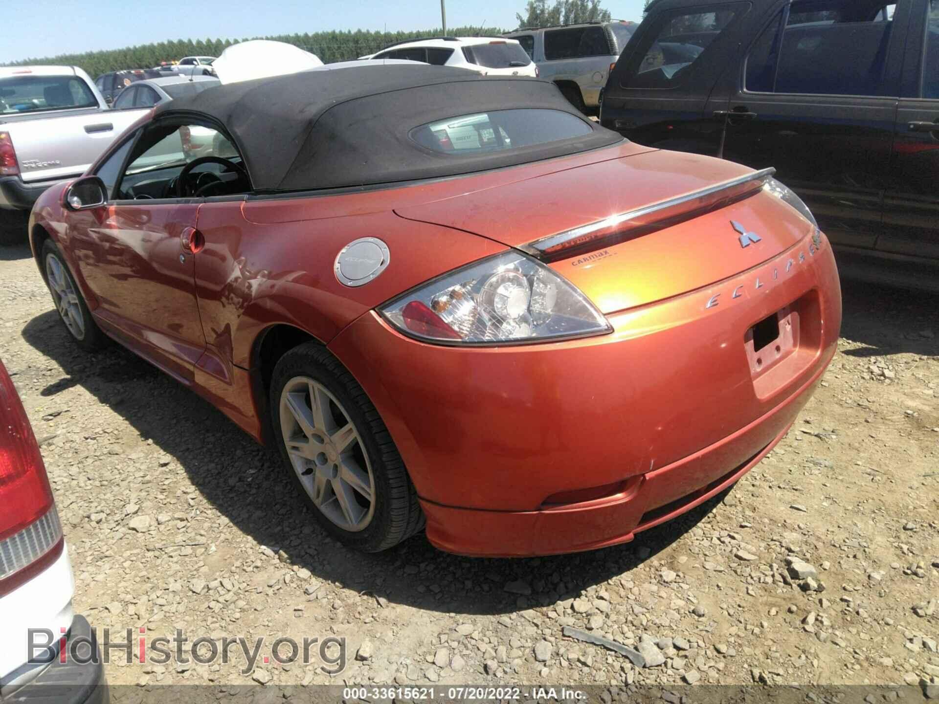 2007 MITSUBISHI ECLIPSE - VIN: 4A3AL35T07E056594 - Фото 3