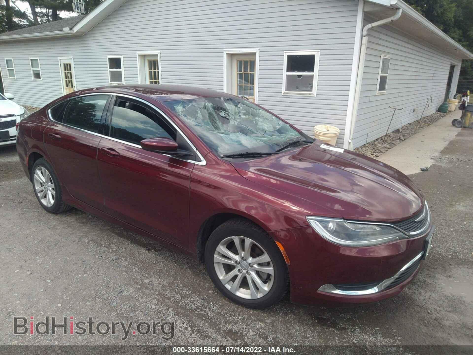 Фотография 1C3CCCAB2GN167726 - CHRYSLER 200 2016
