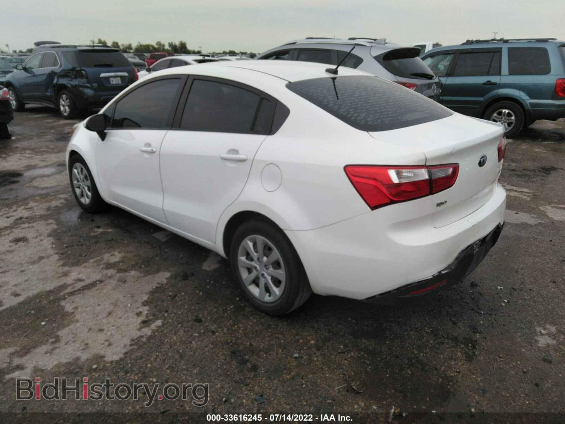 2014 KIA RIO - VIN: KNADM4A30E6349568 - Фото 3