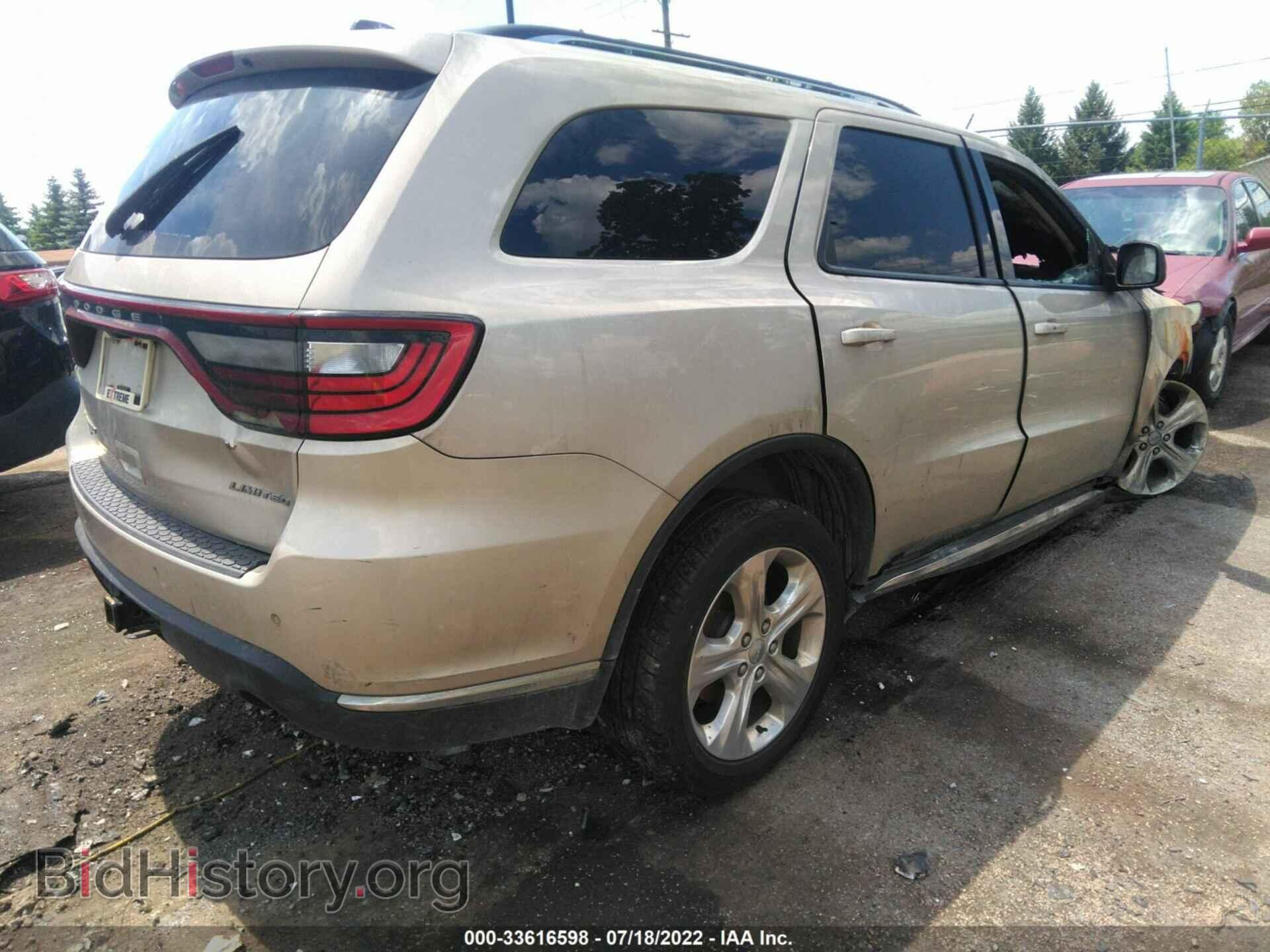 2014 DODGE DURANGO - VIN: 1C4RDJDG1EC354527 - Photo 4