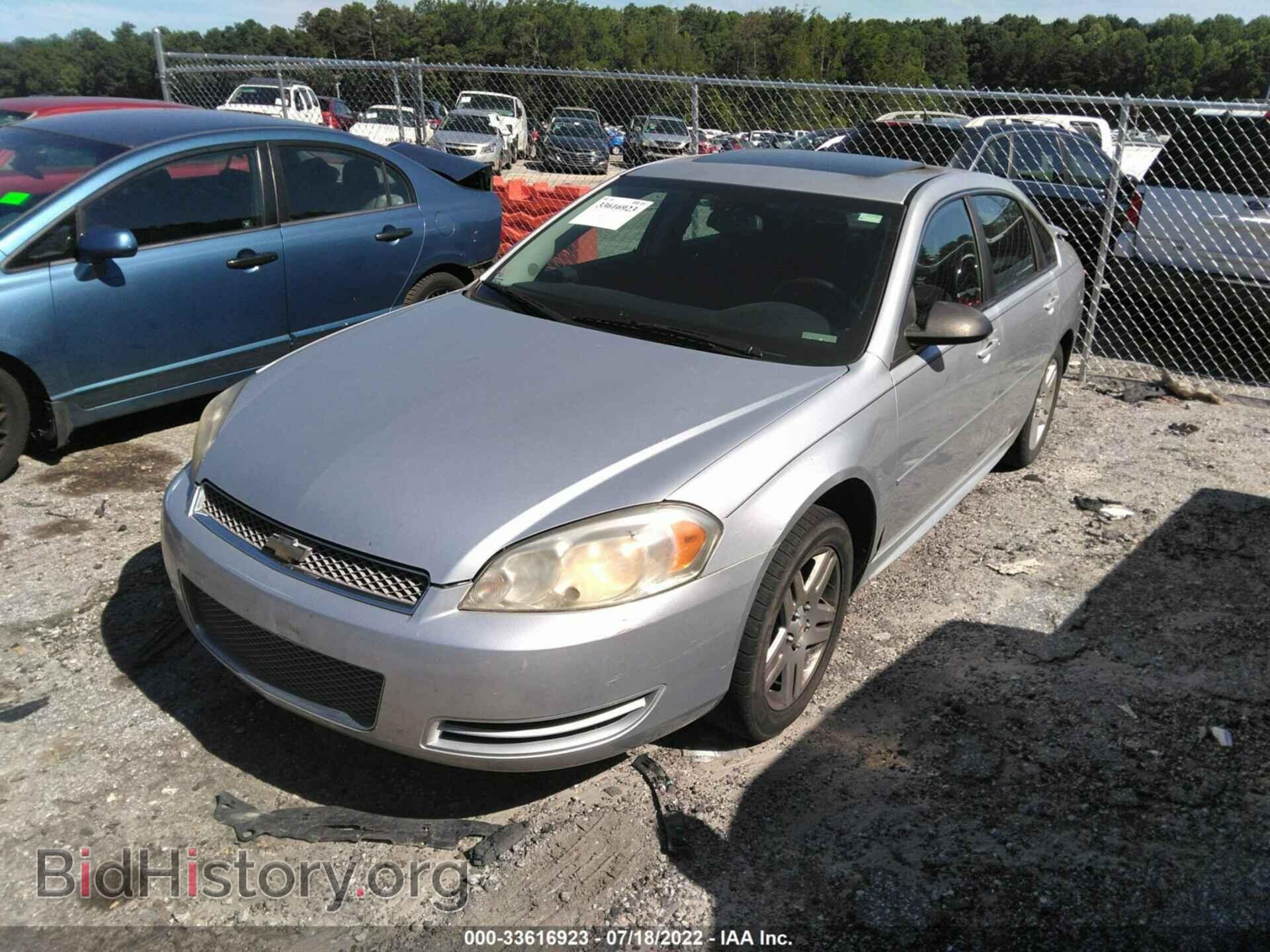 2012 CHEVROLET IMPALA - VIN: 2G1WG5E3XC1104244 - Фото 2