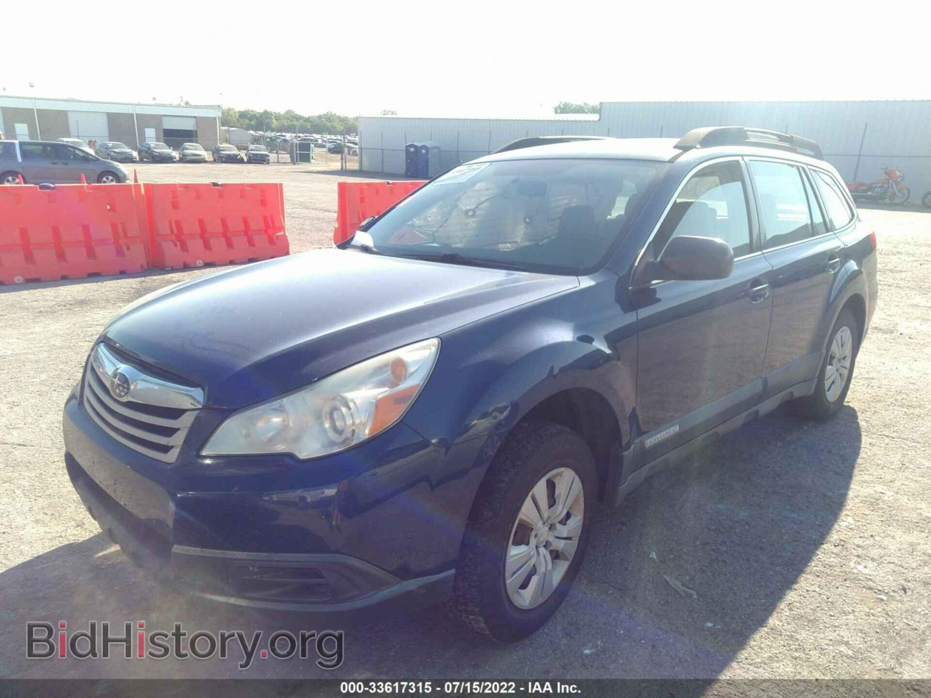 2011 SUBARU OUTBACK - VIN: 4S4BRBAC6B3332556 - Фото 2