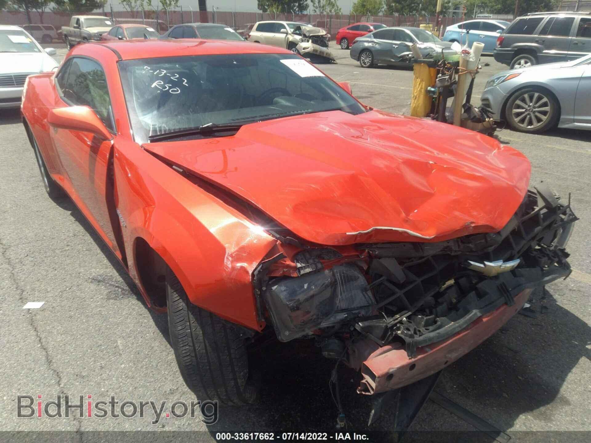 Photo 2G1FB1E36D9231003 - CHEVROLET CAMARO 2013