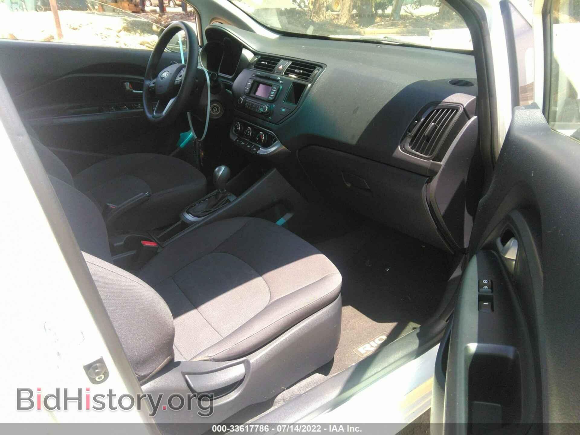 2013 KIA RIO - VIN: KNADM4A30D6213794 - Фото 5