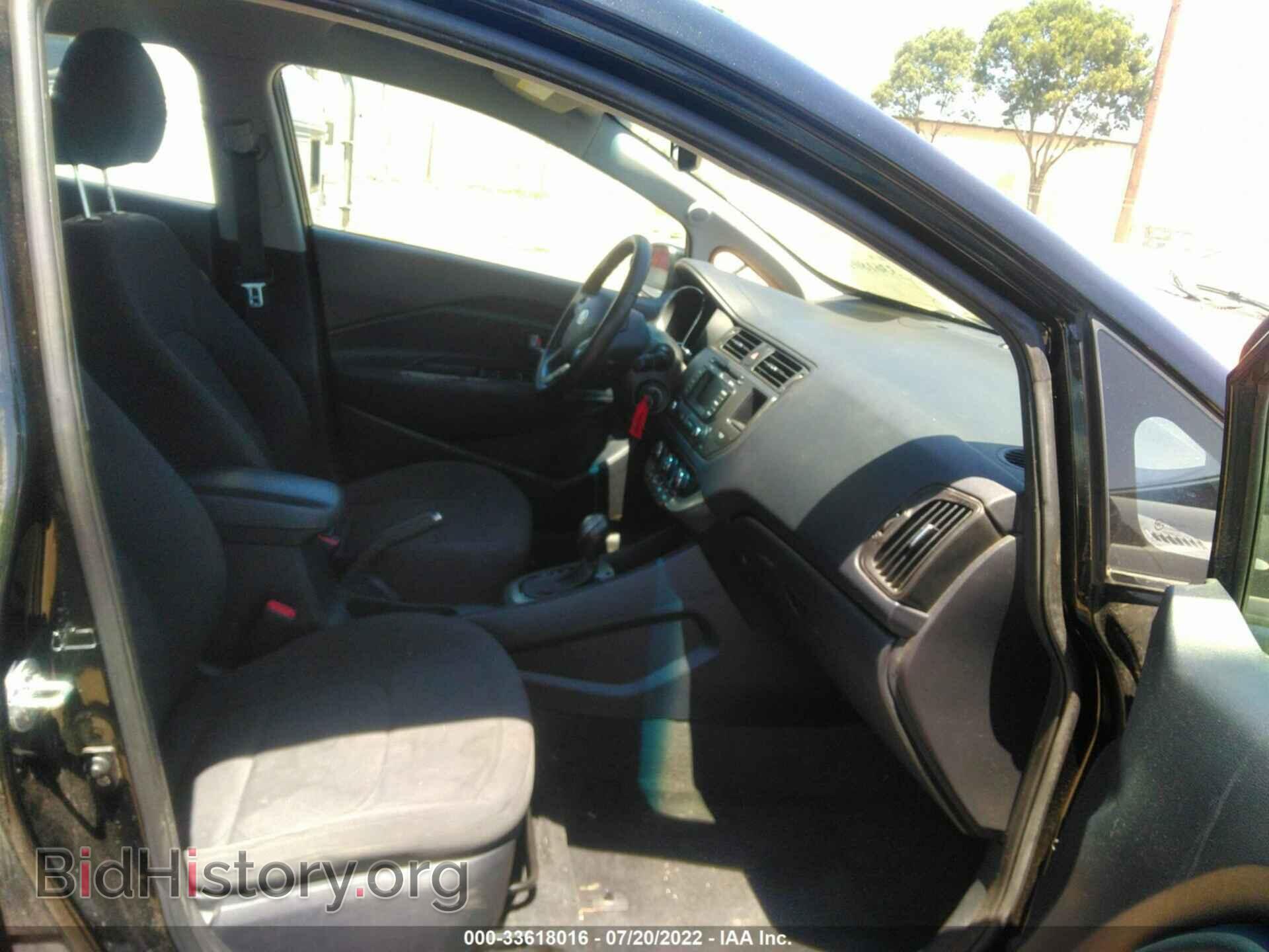 2012 KIA RIO - VIN: KNADN5A30C6092959 - Фото 5