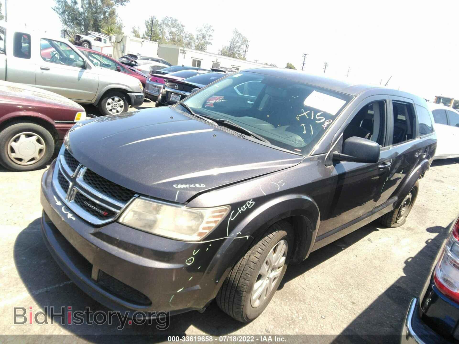 2015 DODGE JOURNEY - VIN: 3C4PDCAB0FT592418 - Фото 2