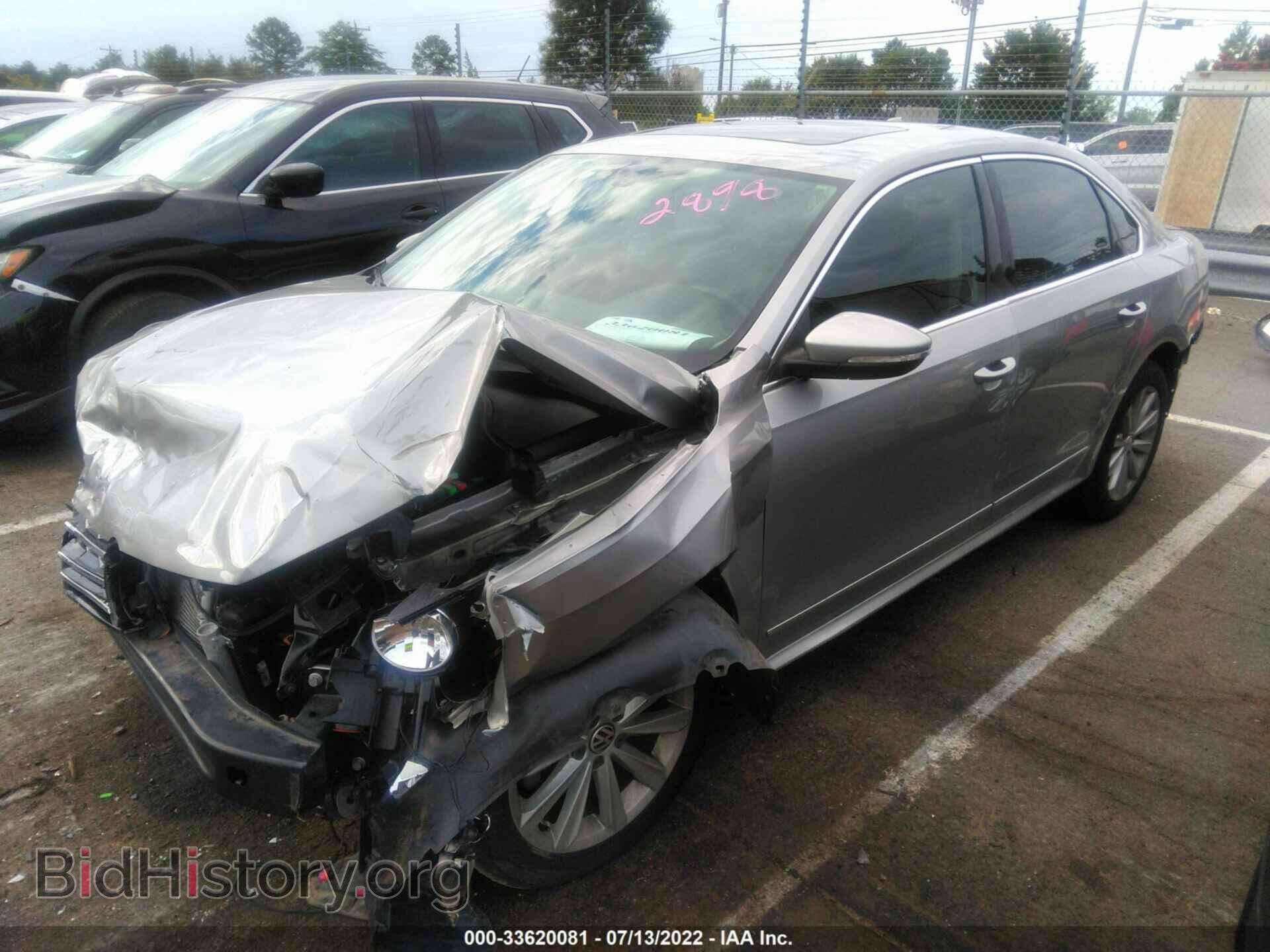 2012 VOLKSWAGEN PASSAT - VIN: 1VWCH7A38CC022898 - Фото 2