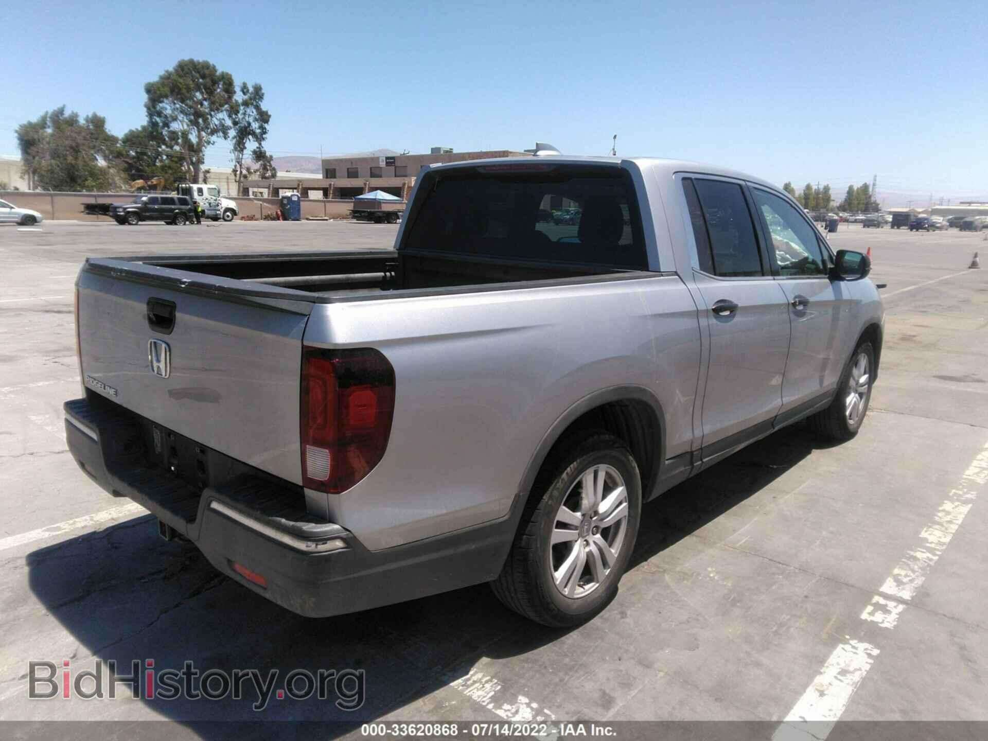 2017 HONDA RIDGELINE - VIN: 5FPYK2F21HB002684 - Фото 4