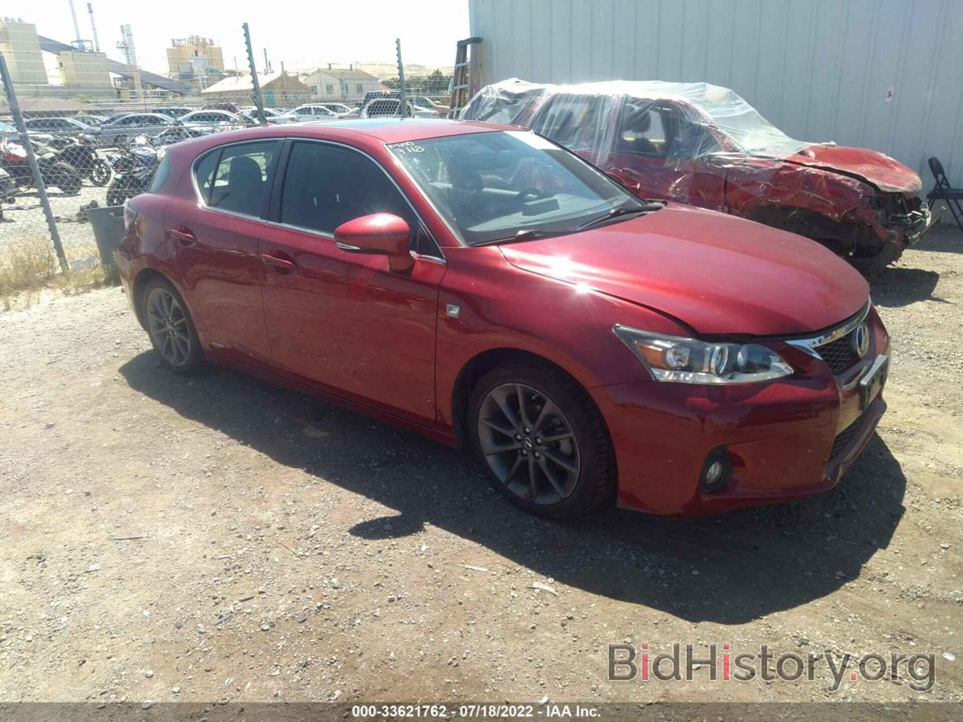 Фотография JTHKD5BH2D2171368 - LEXUS CT 200H 2013