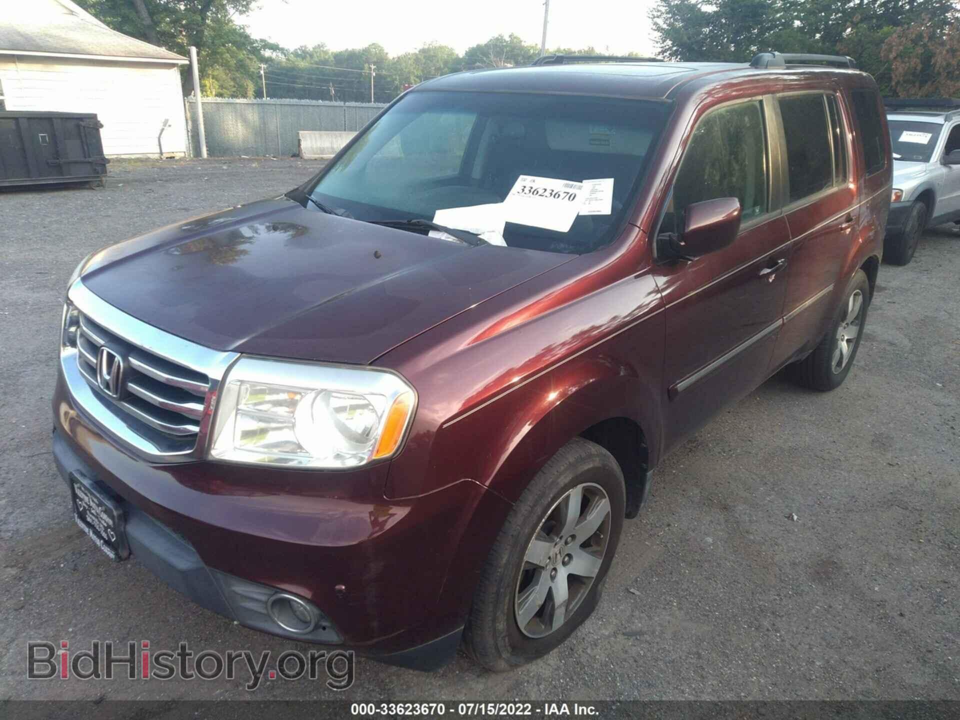 2012 HONDA PILOT - VIN: 5FNYF3H93CB024367 - Фото 2
