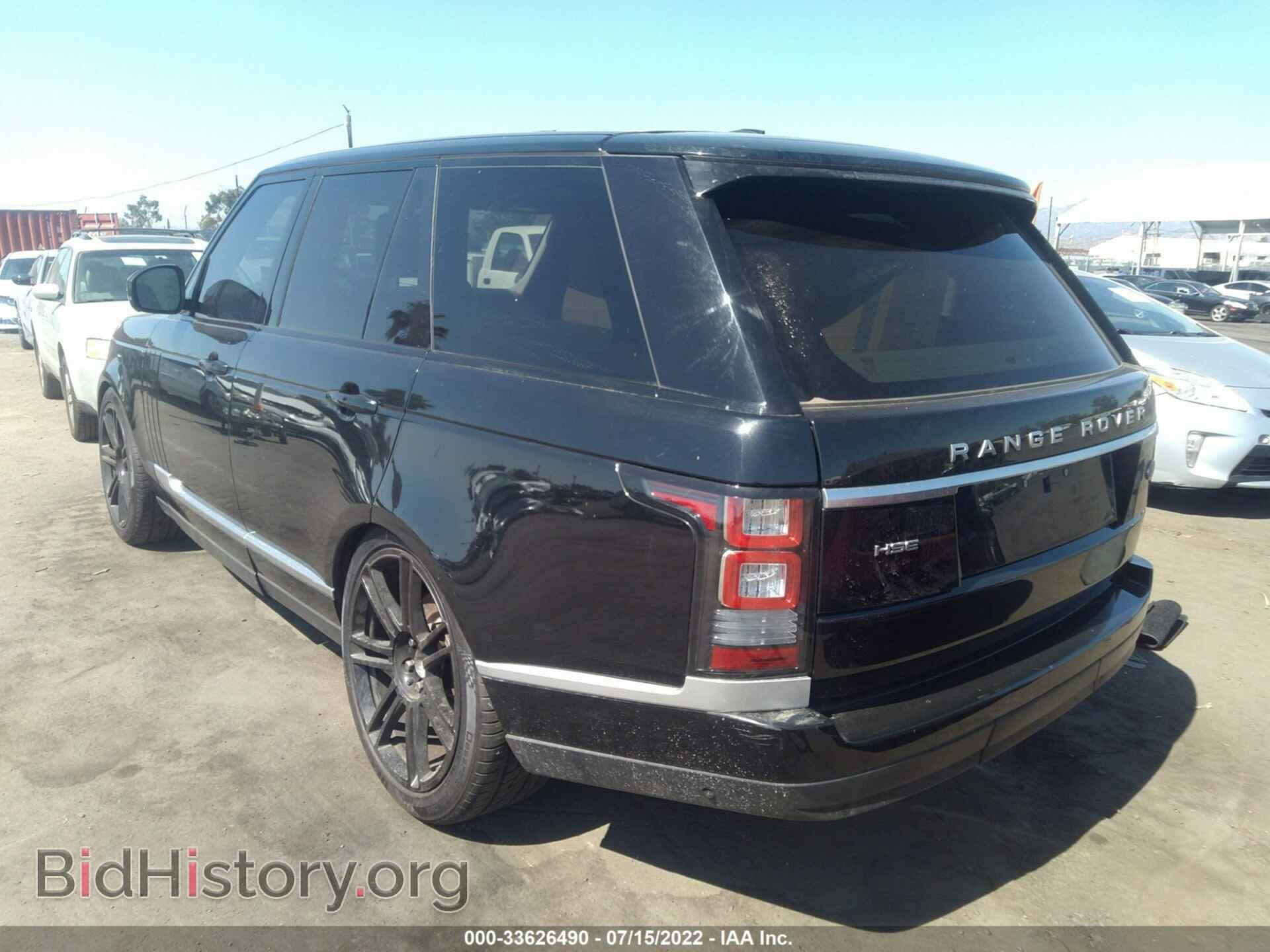 2014 LAND ROVER RANGE ROVER - VIN: SALGS2WFXEA160610 - Фото 3