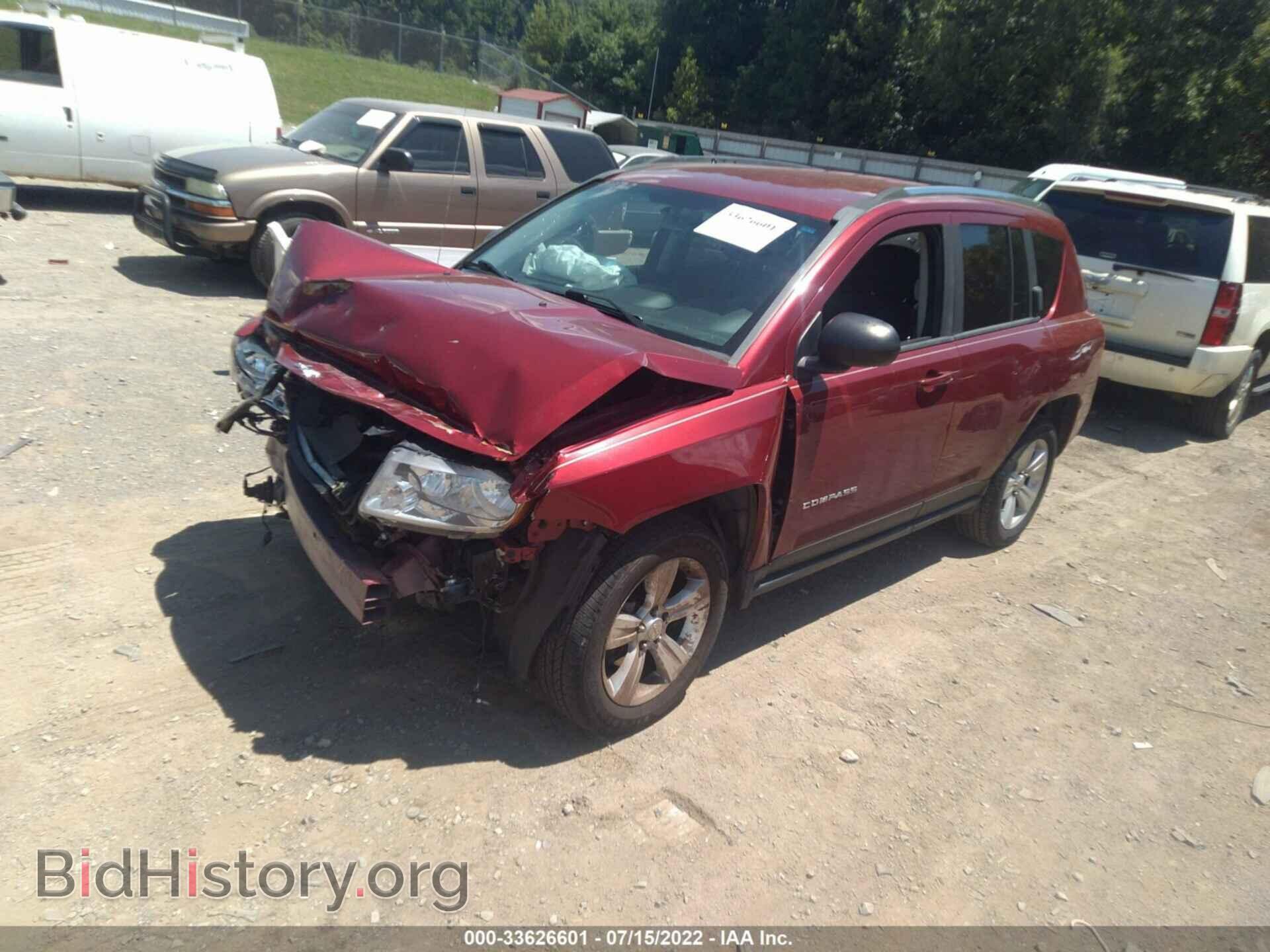 2012 JEEP COMPASS - VIN: 1C4NJDBB5CD584255 - Фото 2