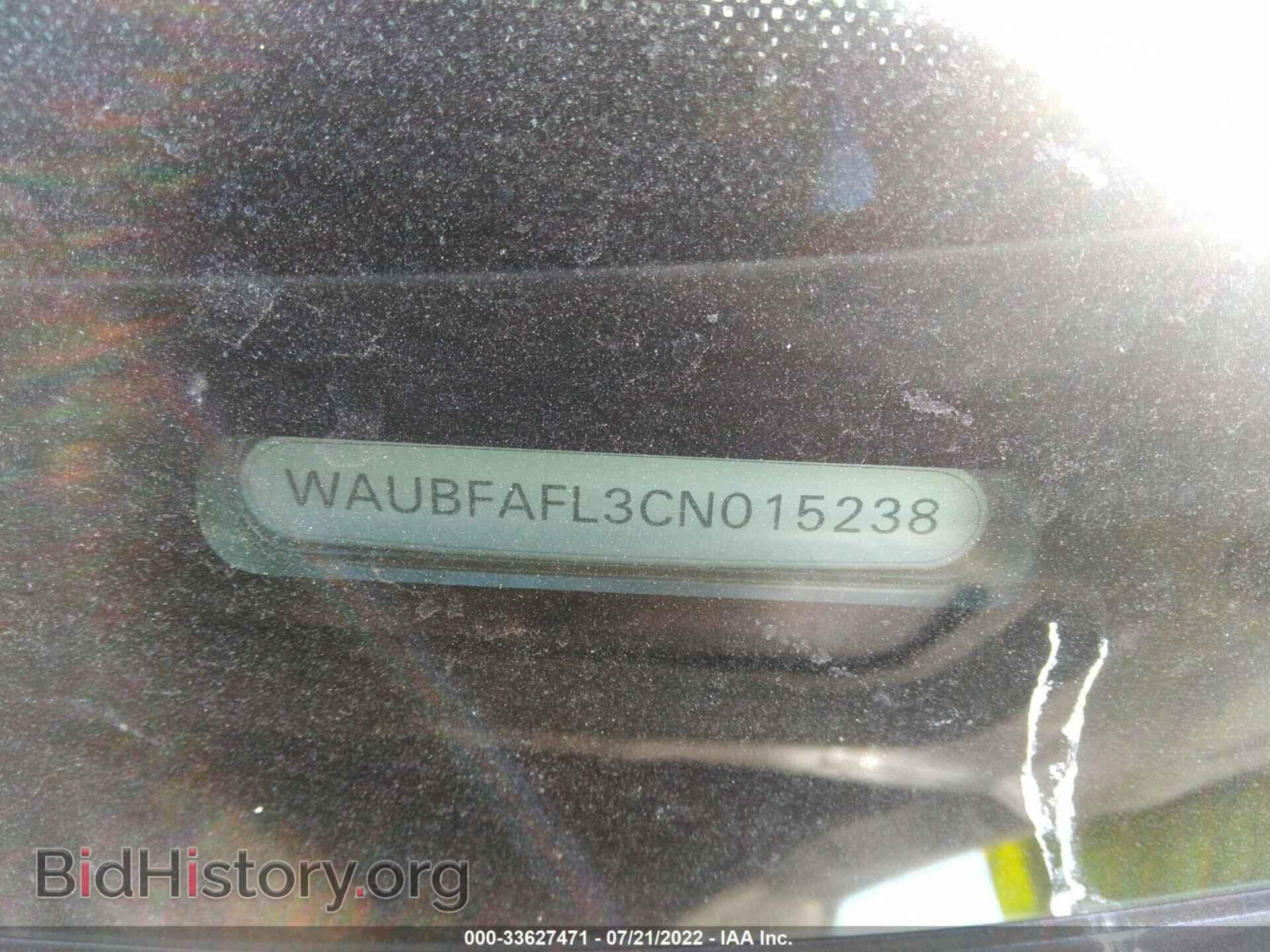2012 AUDI A4 - VIN: WAUBFAFL3CN015238 - Фото 9
