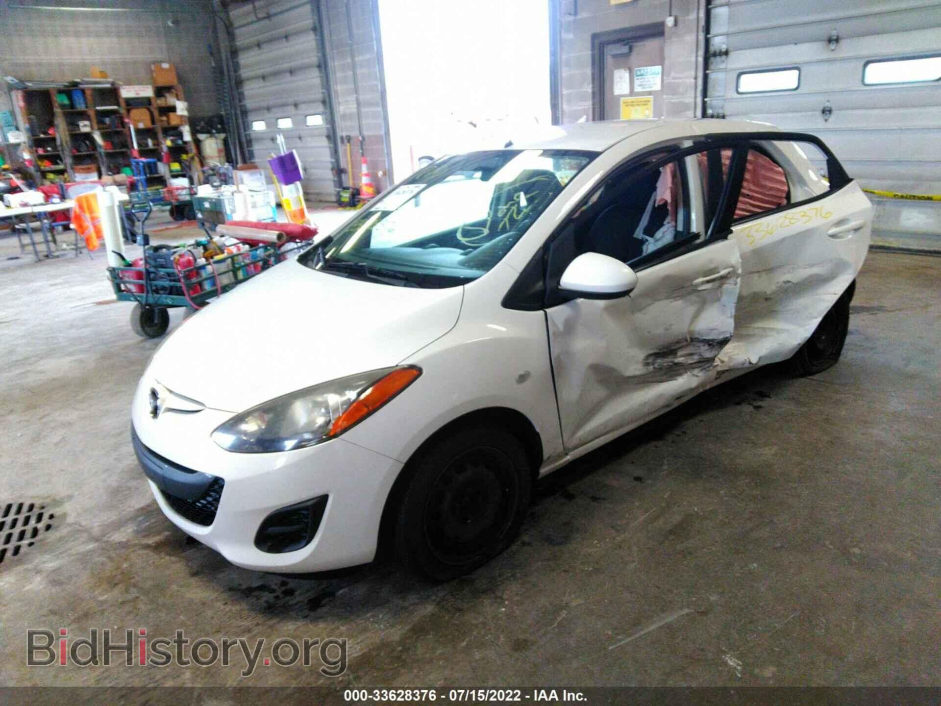 2014 MAZDA MAZDA2 - VIN: JM1DE1KY4E0185088 - Фото 2