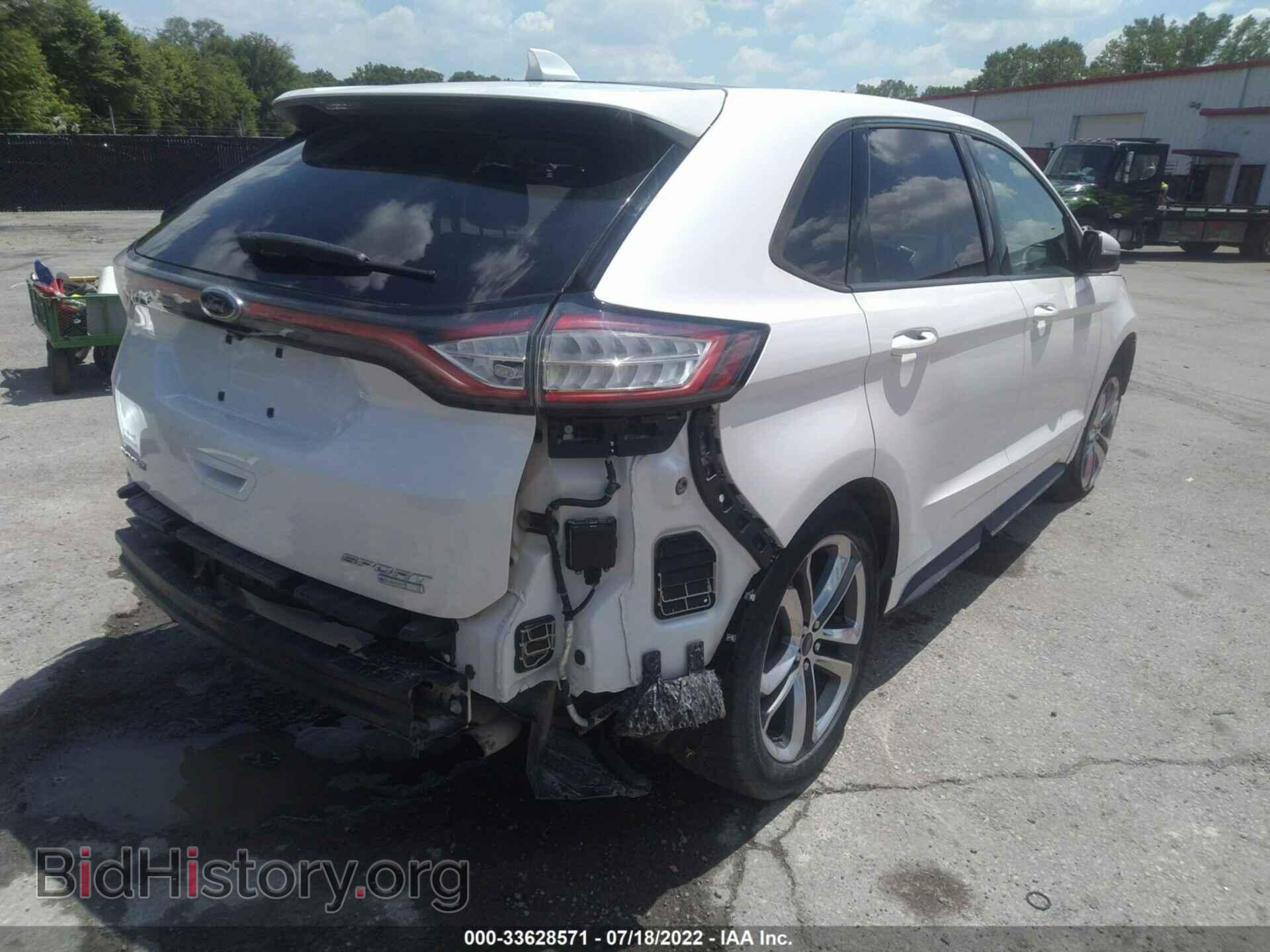 2015 FORD EDGE - VIN: 2FMTK4AP8FBB19394 - Фото 4