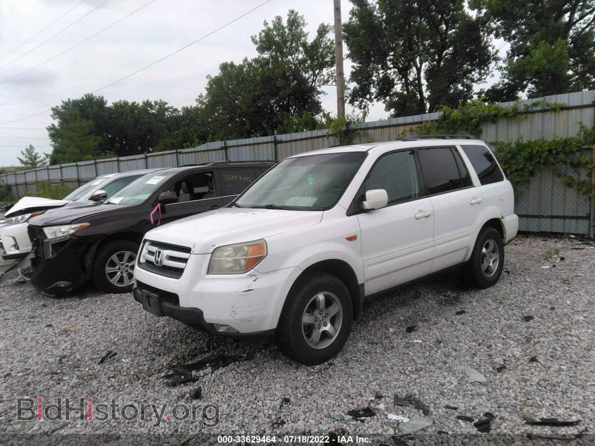 2006 HONDA PILOT - VIN: 2HKYF18466H537031 - Фото 2