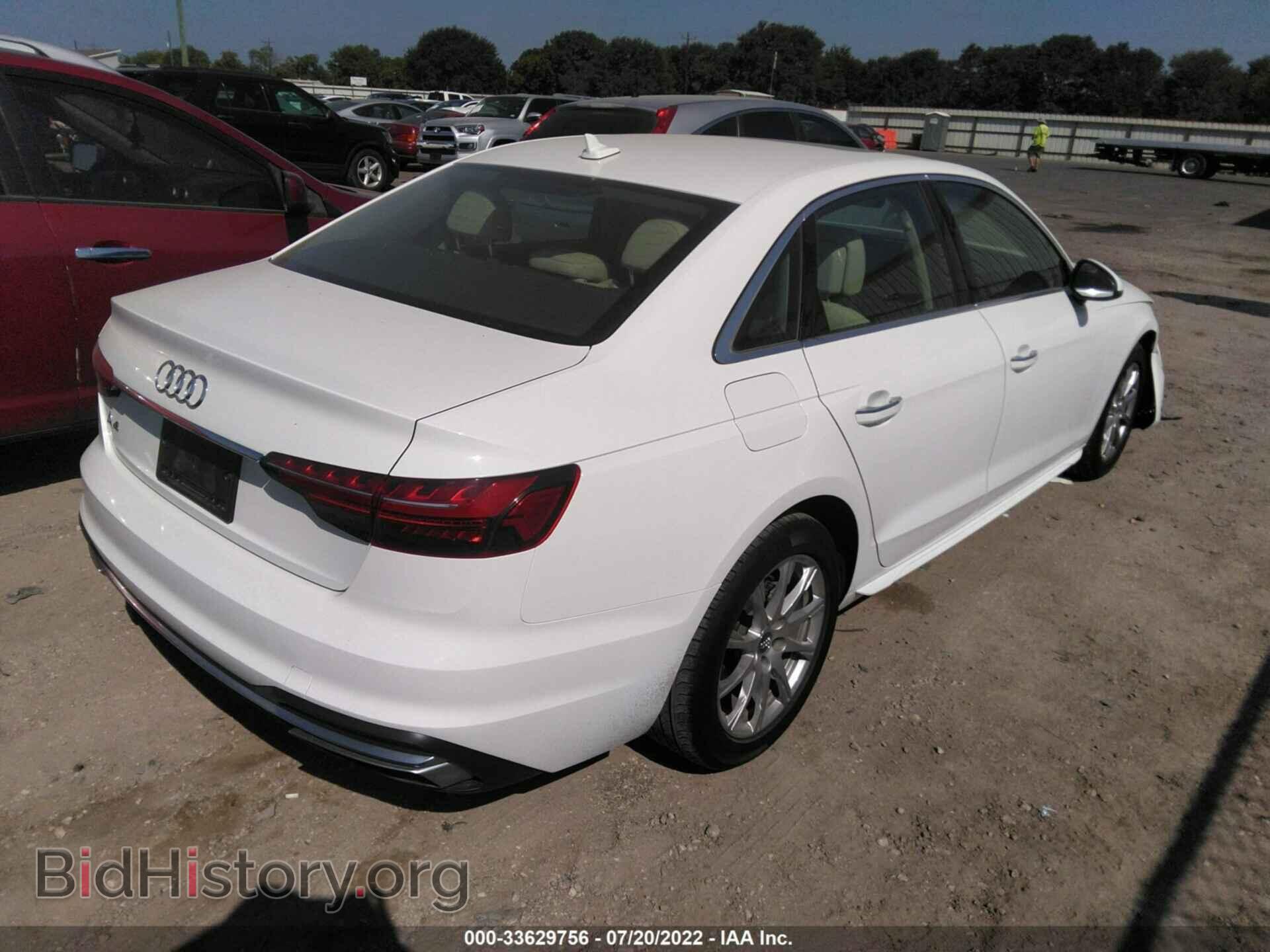 2020 AUDI A4 - VIN: WAUGMAF48LN012405 - Photo 4