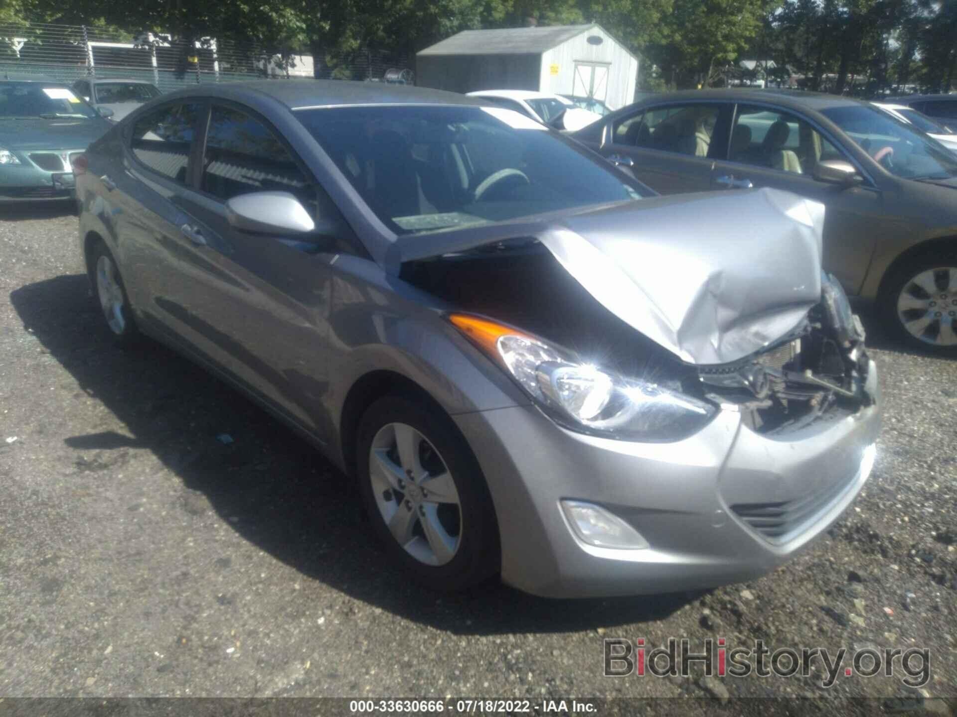 Photo KMHDH4AE7CU424649 - HYUNDAI ELANTRA 2012