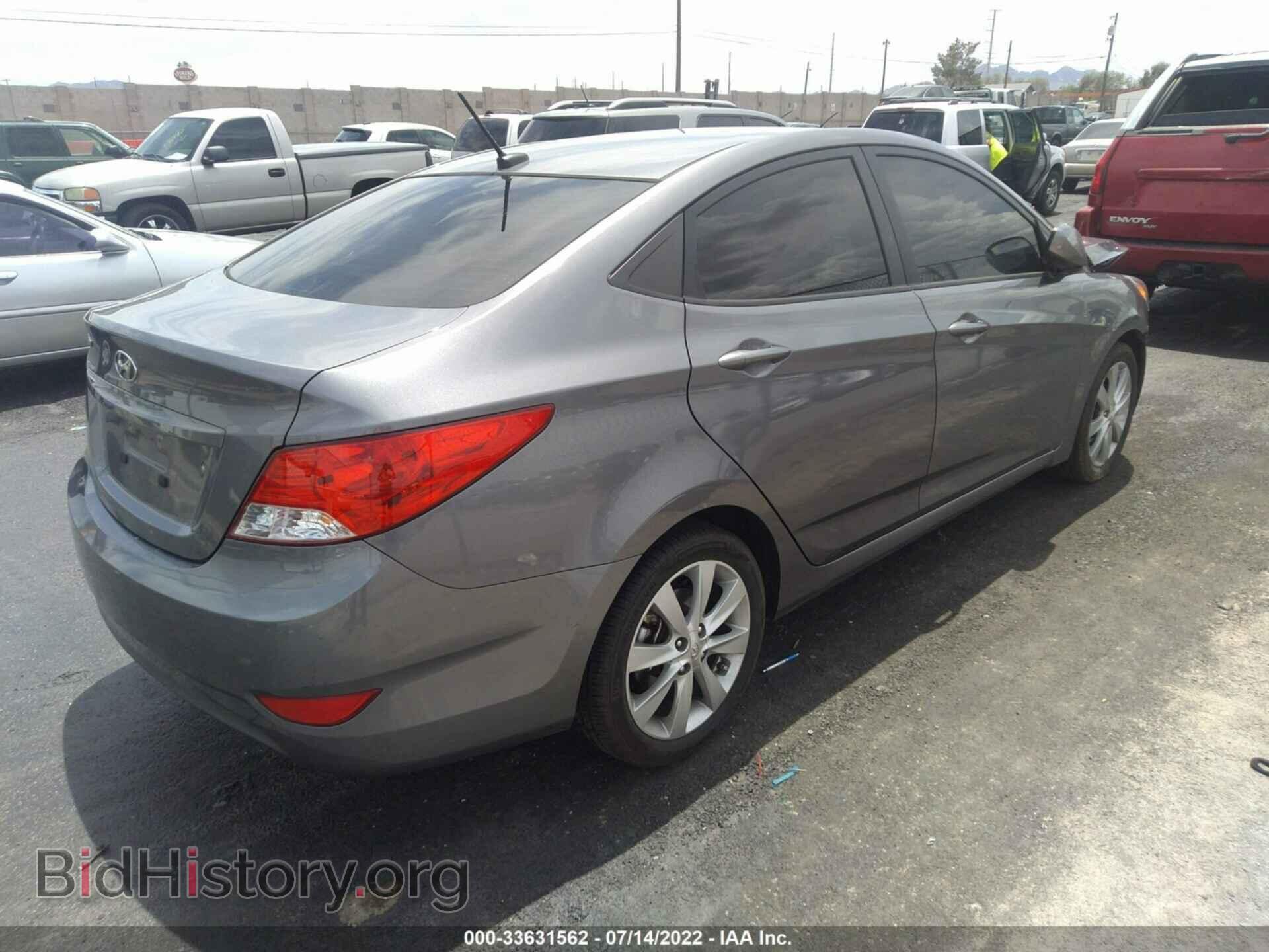 2014 HYUNDAI ACCENT - VIN: KMHCU4AE2EU774748 - Фото 4