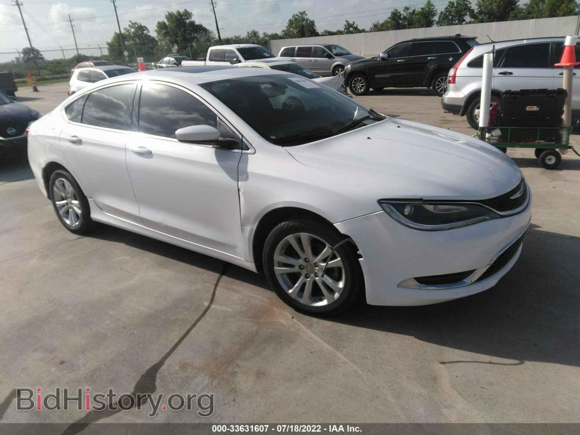 Фотография 1C3CCCAB3FN636885 - CHRYSLER 200 2015